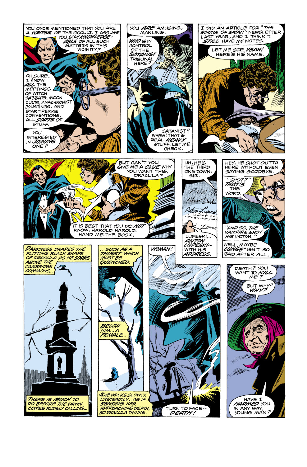 Read online Tomb of Dracula (1972) comic -  Issue #45 - 9