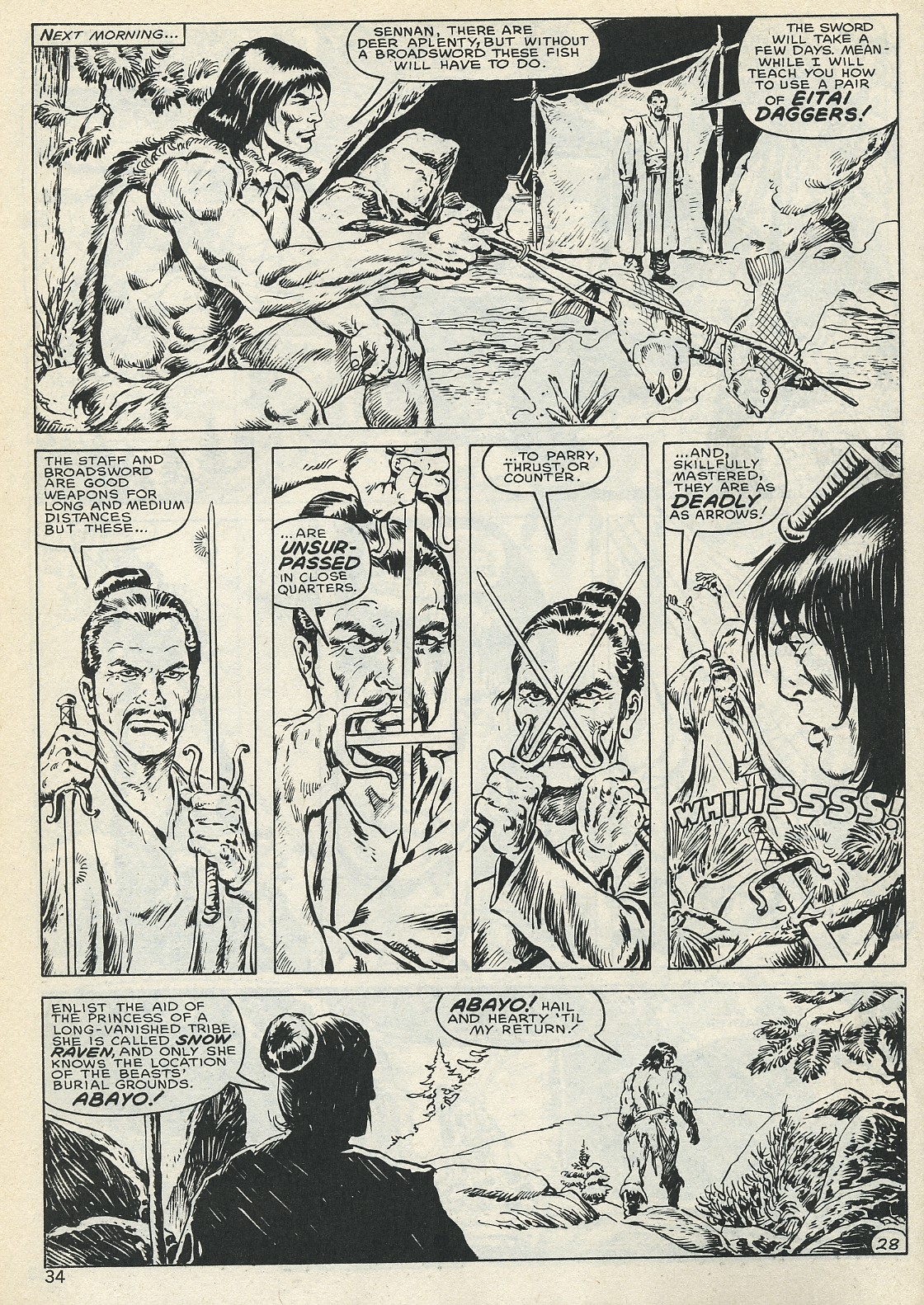 Read online The Savage Sword Of Conan comic -  Issue #132 - 34