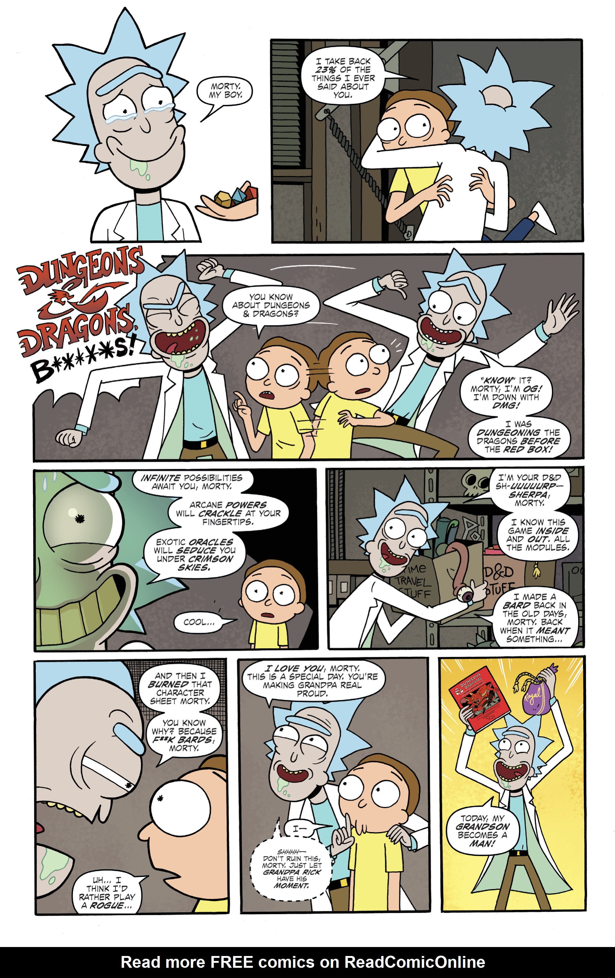Read online Rick and Morty vs Dungeons & Dragons comic -  Issue # _TPB - 16