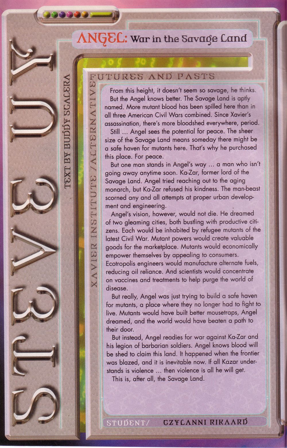 Read online X-Men: Millennial Visions comic -  Issue #2 - 4