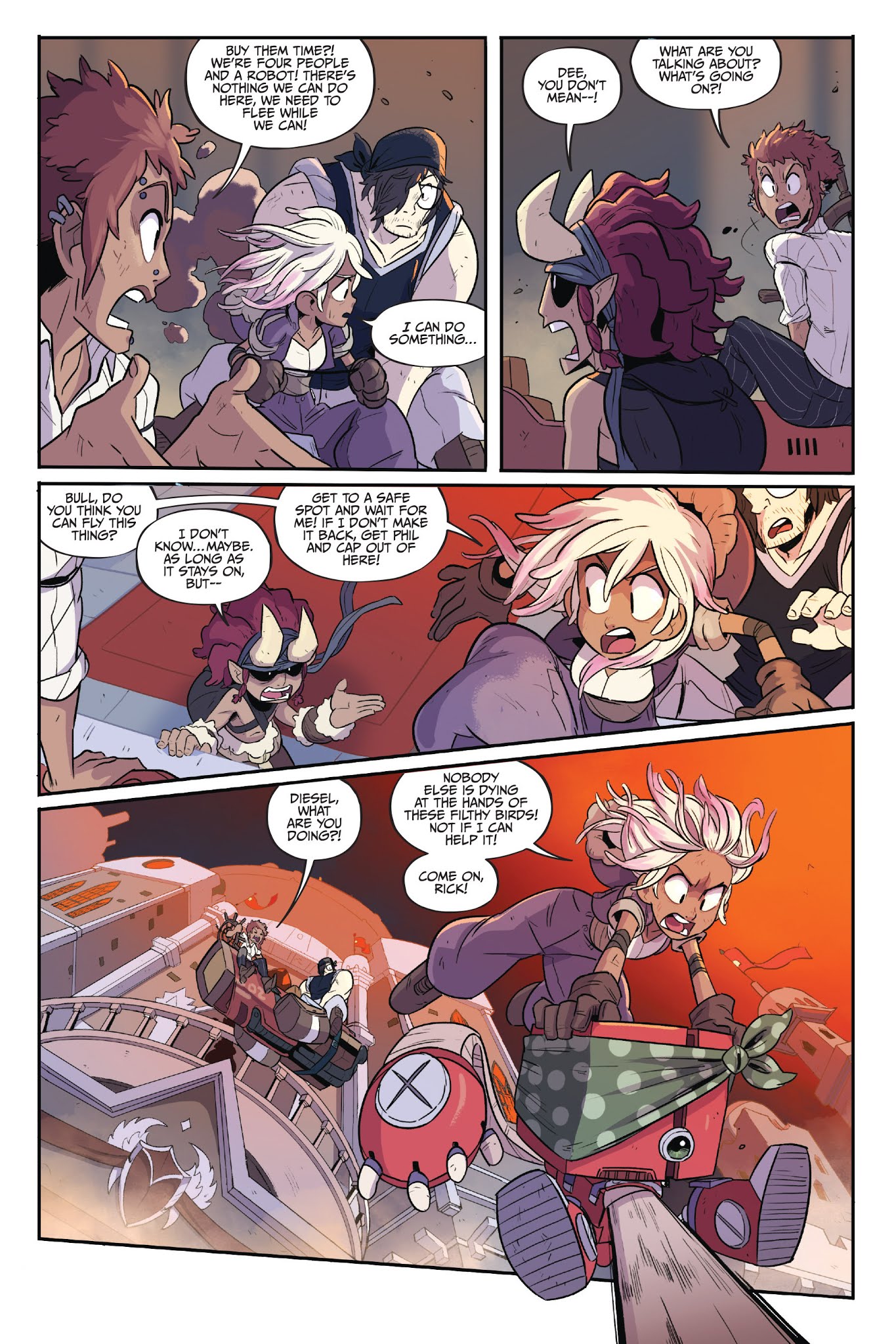 Read online Tyson Hesse's Diesel: Ignition comic -  Issue # TPB (Part 2) - 77