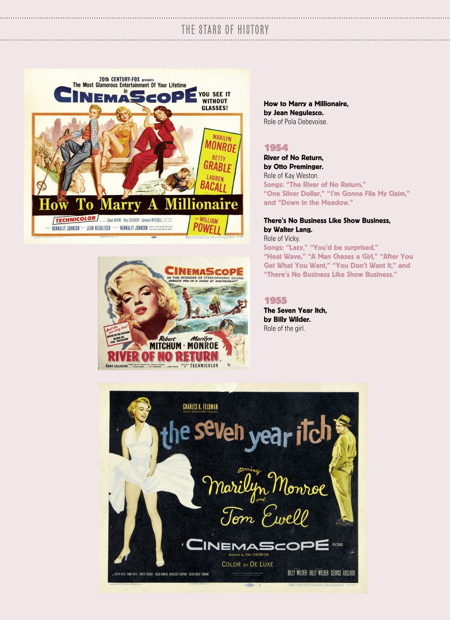 Read online The Stars of History: Marilyn Monroe comic -  Issue # TPB - 101