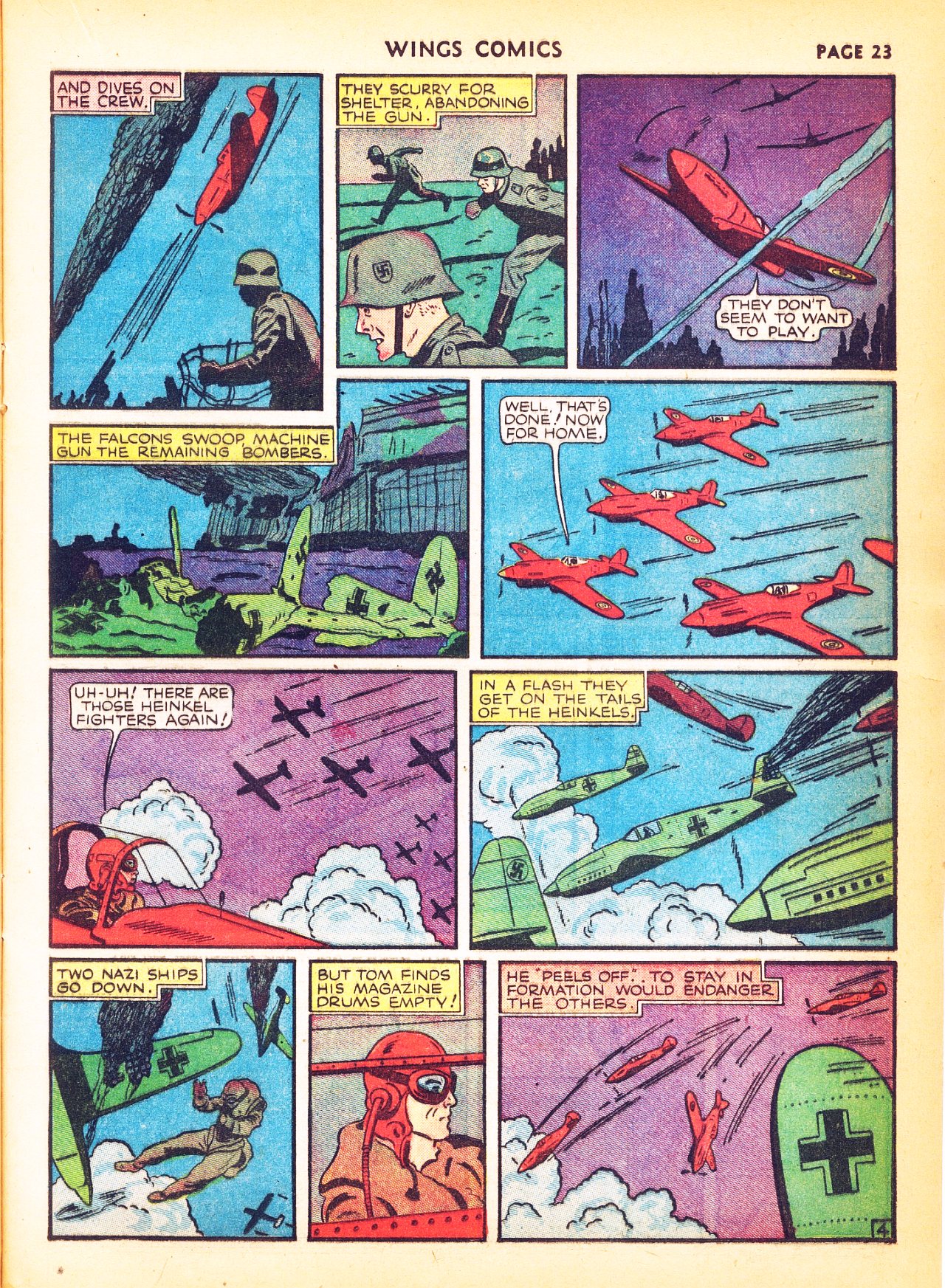 Read online Wings Comics comic -  Issue #4 - 25