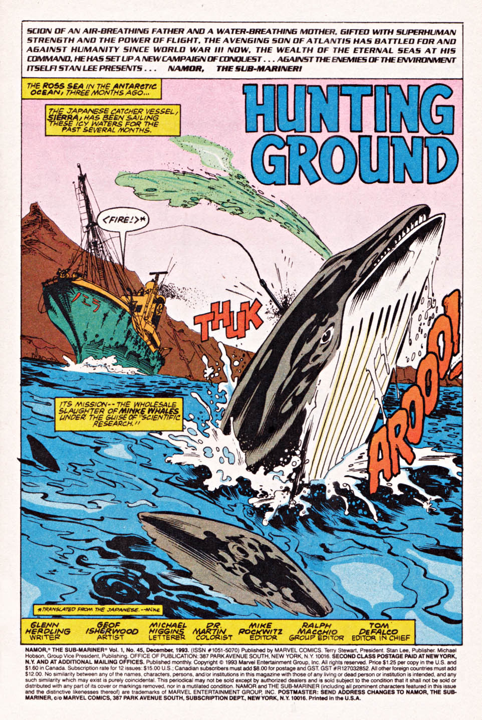 Read online Namor, The Sub-Mariner comic -  Issue #45 - 2