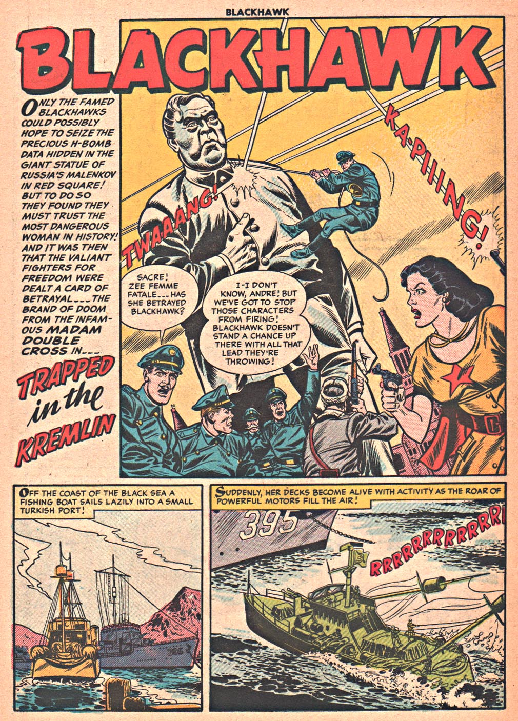 Read online Blackhawk (1957) comic -  Issue #83 - 18