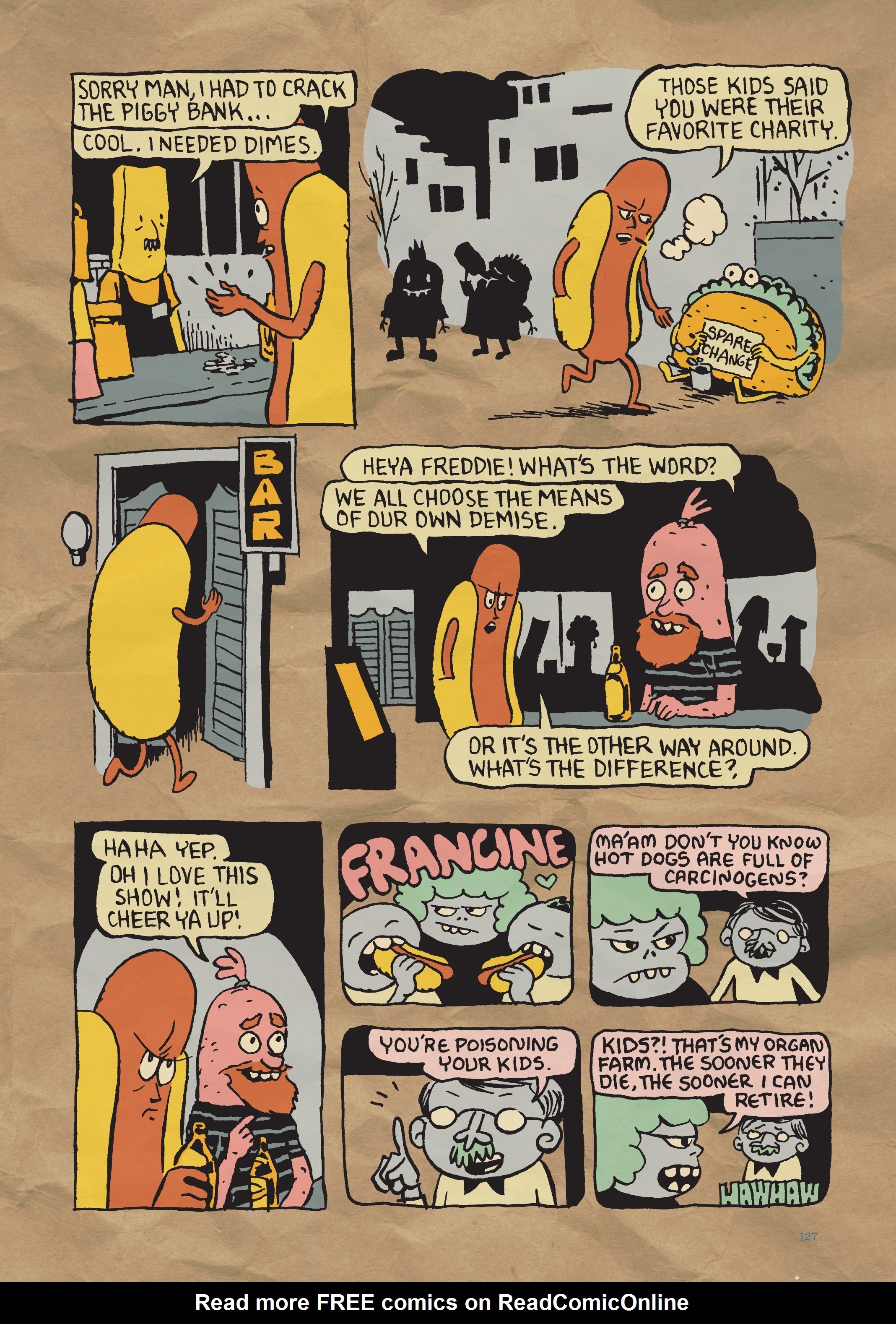 Read online Now: The New Comics Anthology comic -  Issue #5 - 128