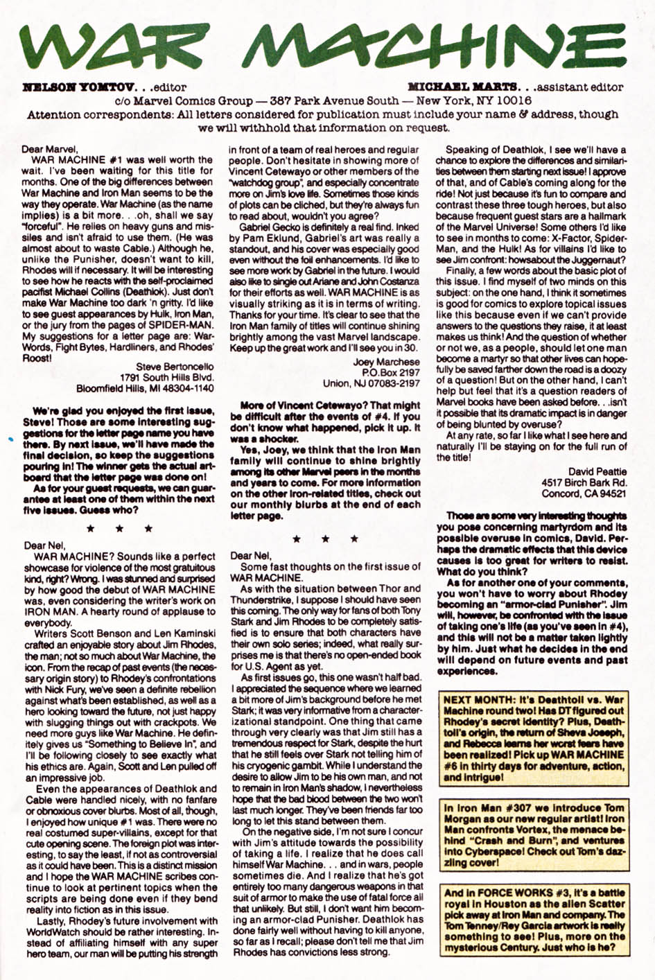 Read online War Machine (1994) comic -  Issue #5 - 24