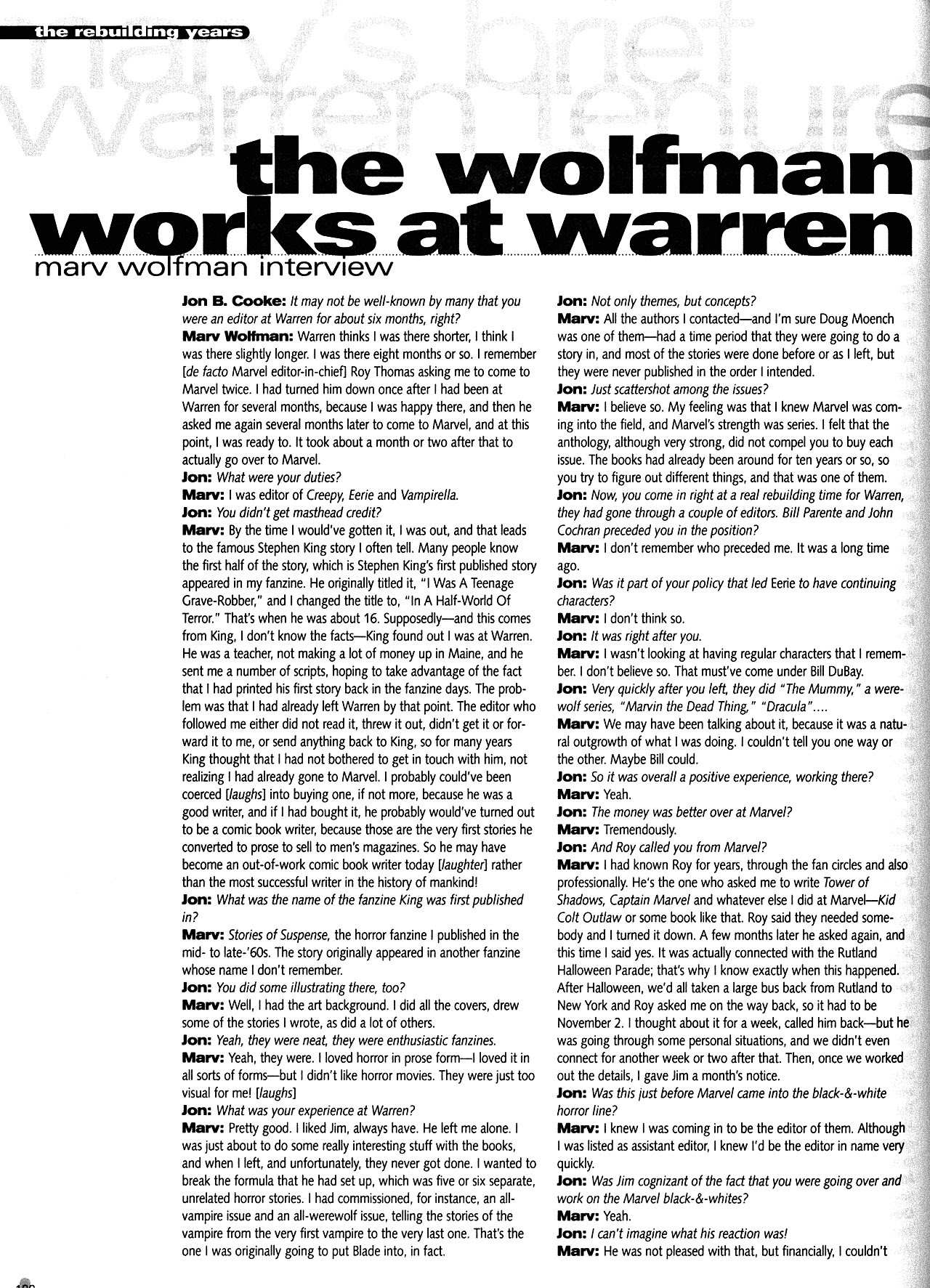 Read online Warren Companion comic -  Issue # TPB (Part 2) - 27