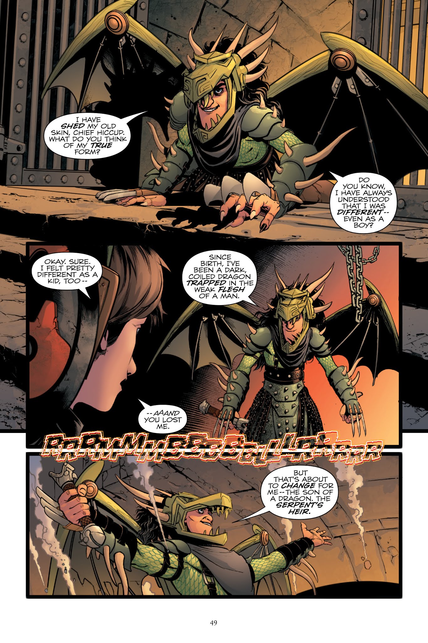 Read online How To Train Your Dragon: The Serpent's Heir comic -  Issue # TPB - 50