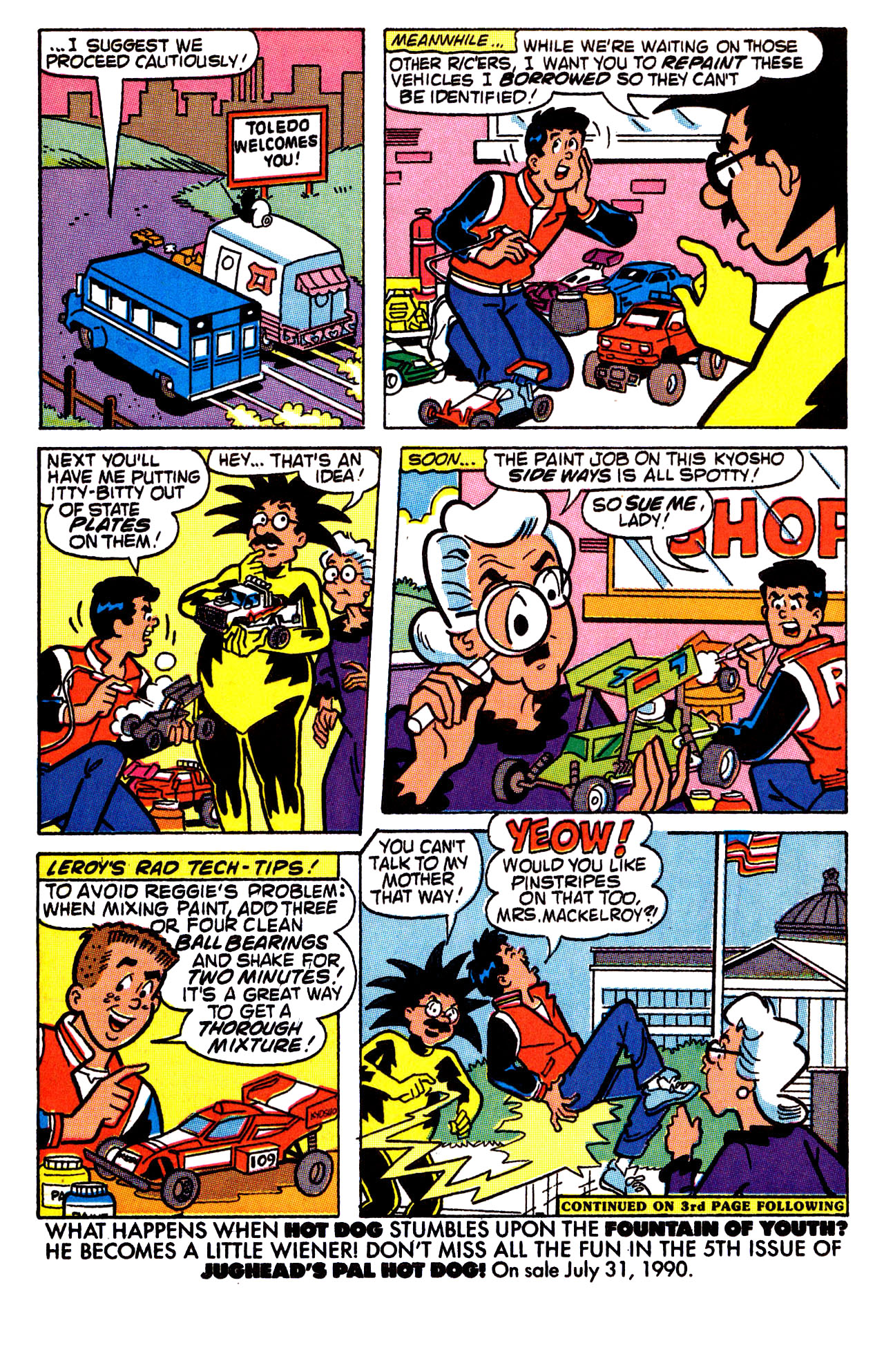 Read online Archie's R/C Racers comic -  Issue #7 - 17