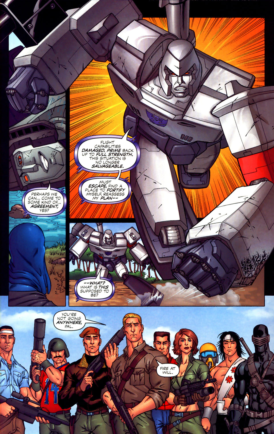 Read online G.I. Joe vs. The Transformers comic -  Issue #6 - 16