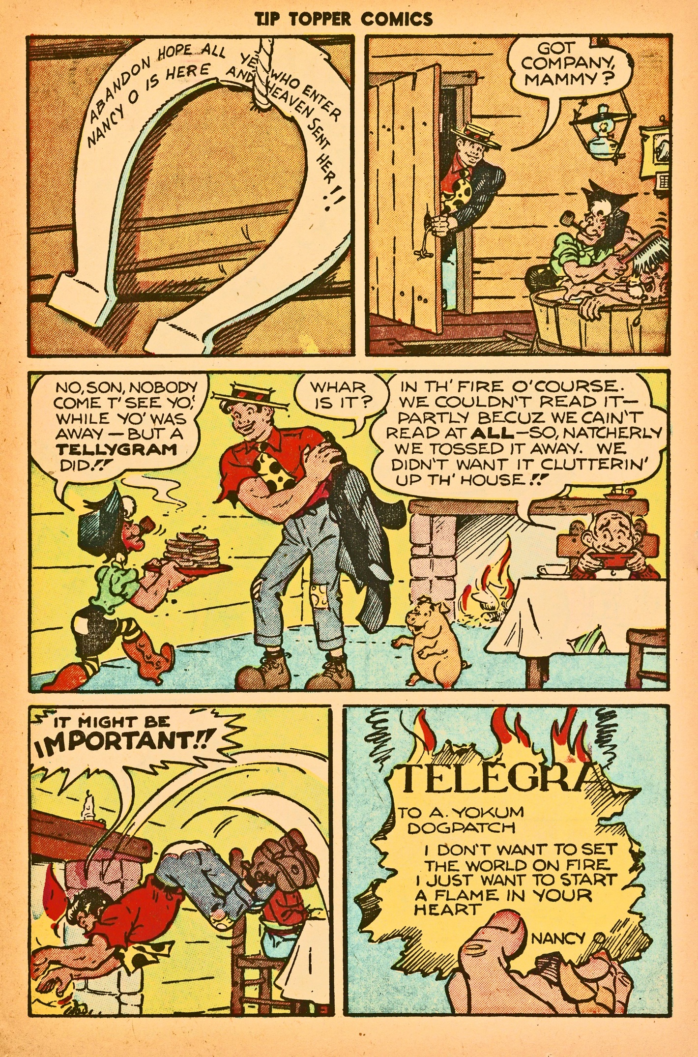 Read online Tip Topper Comics comic -  Issue #17 - 25