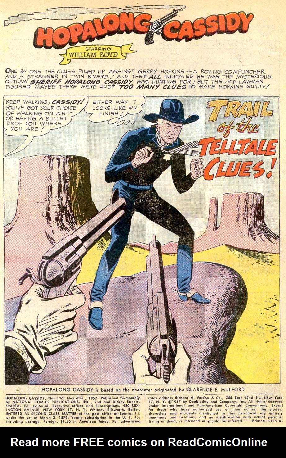 Read online Hopalong Cassidy comic -  Issue #126 - 3
