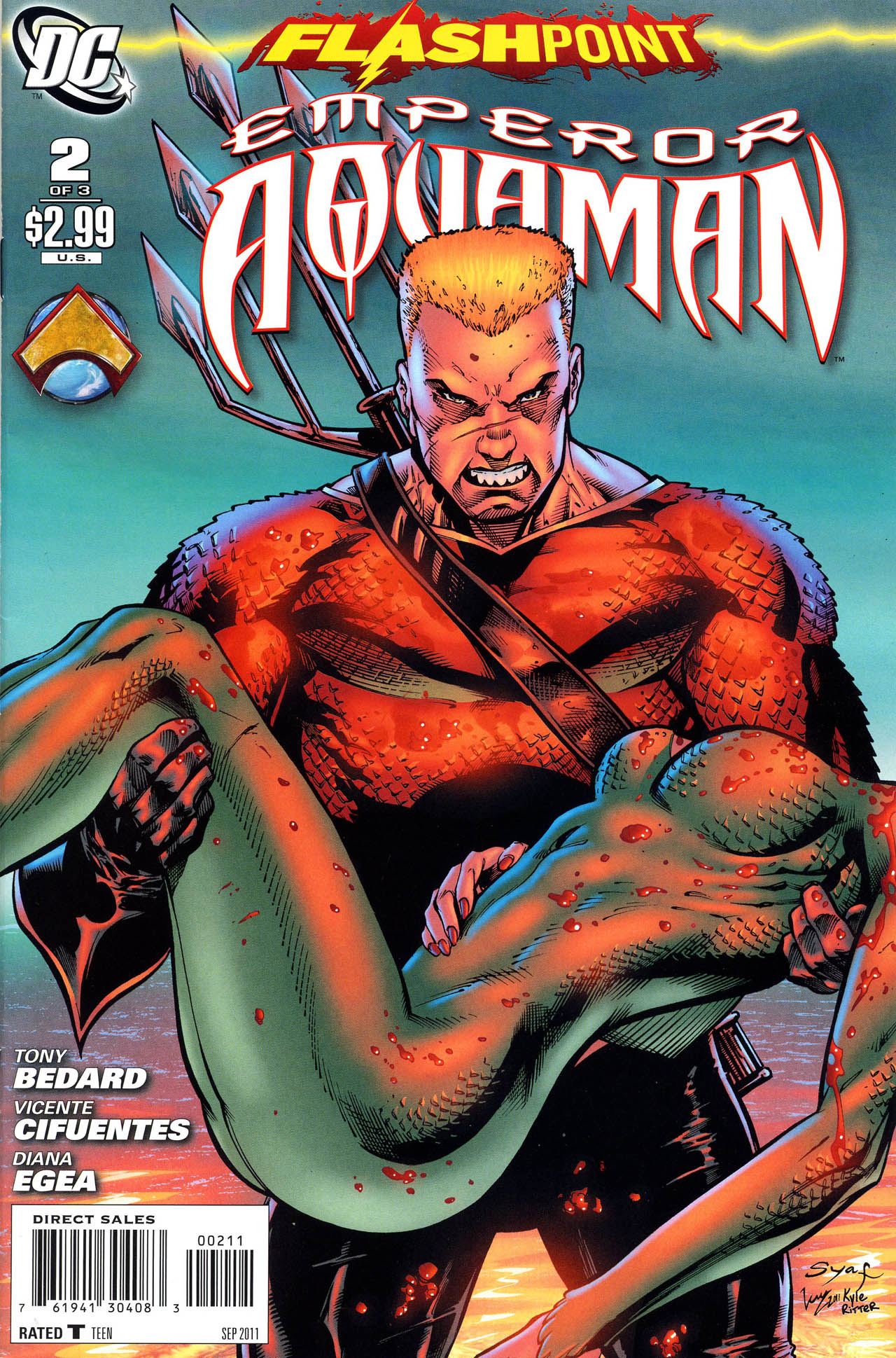 Read online Flashpoint: Emperor Aquaman comic -  Issue #2 - 1