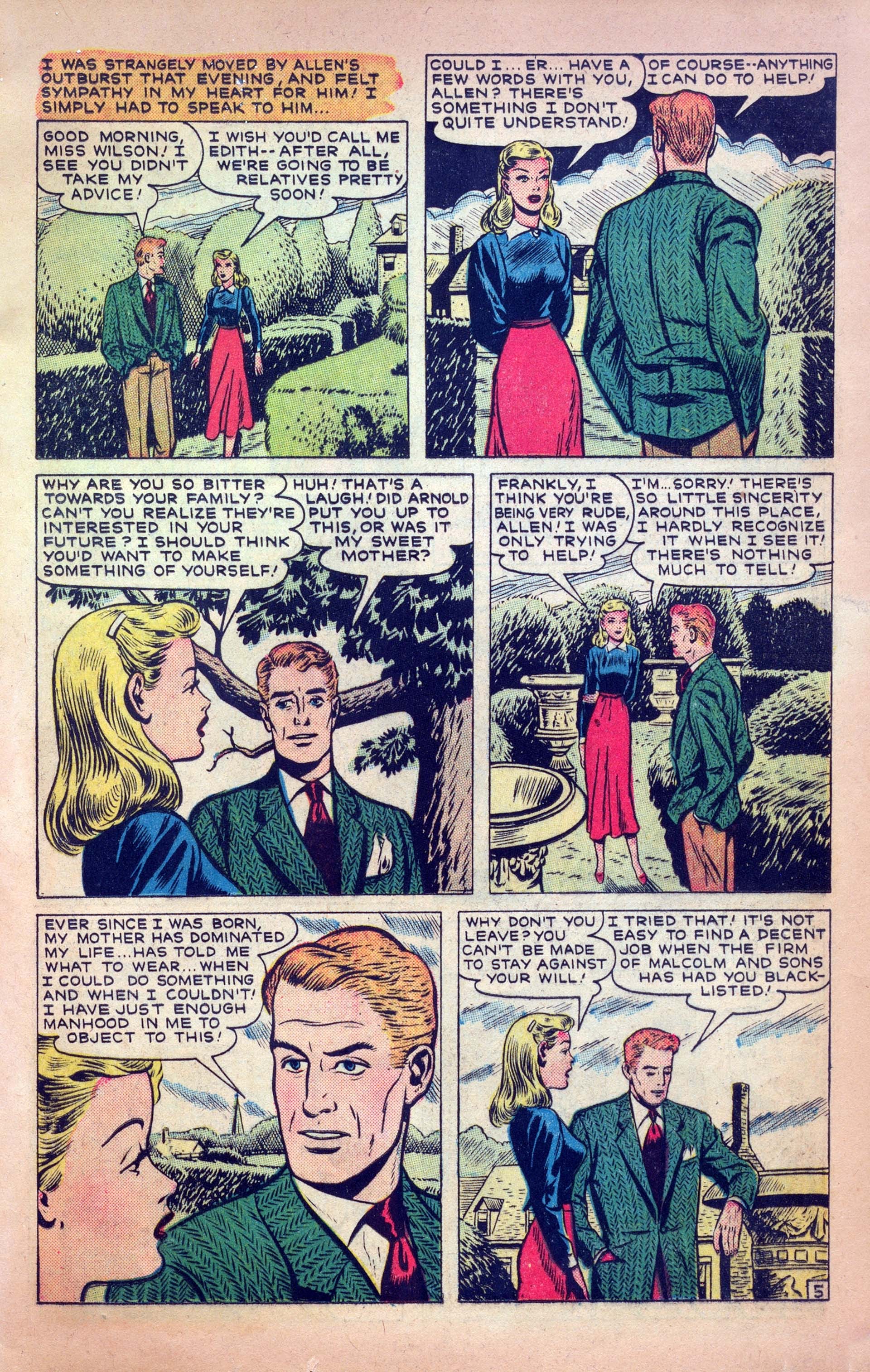Read online My Love (1949) comic -  Issue #4 - 17