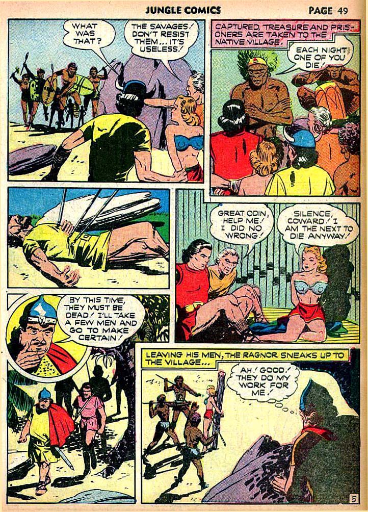 Read online Jungle Comics comic -  Issue #22 - 51