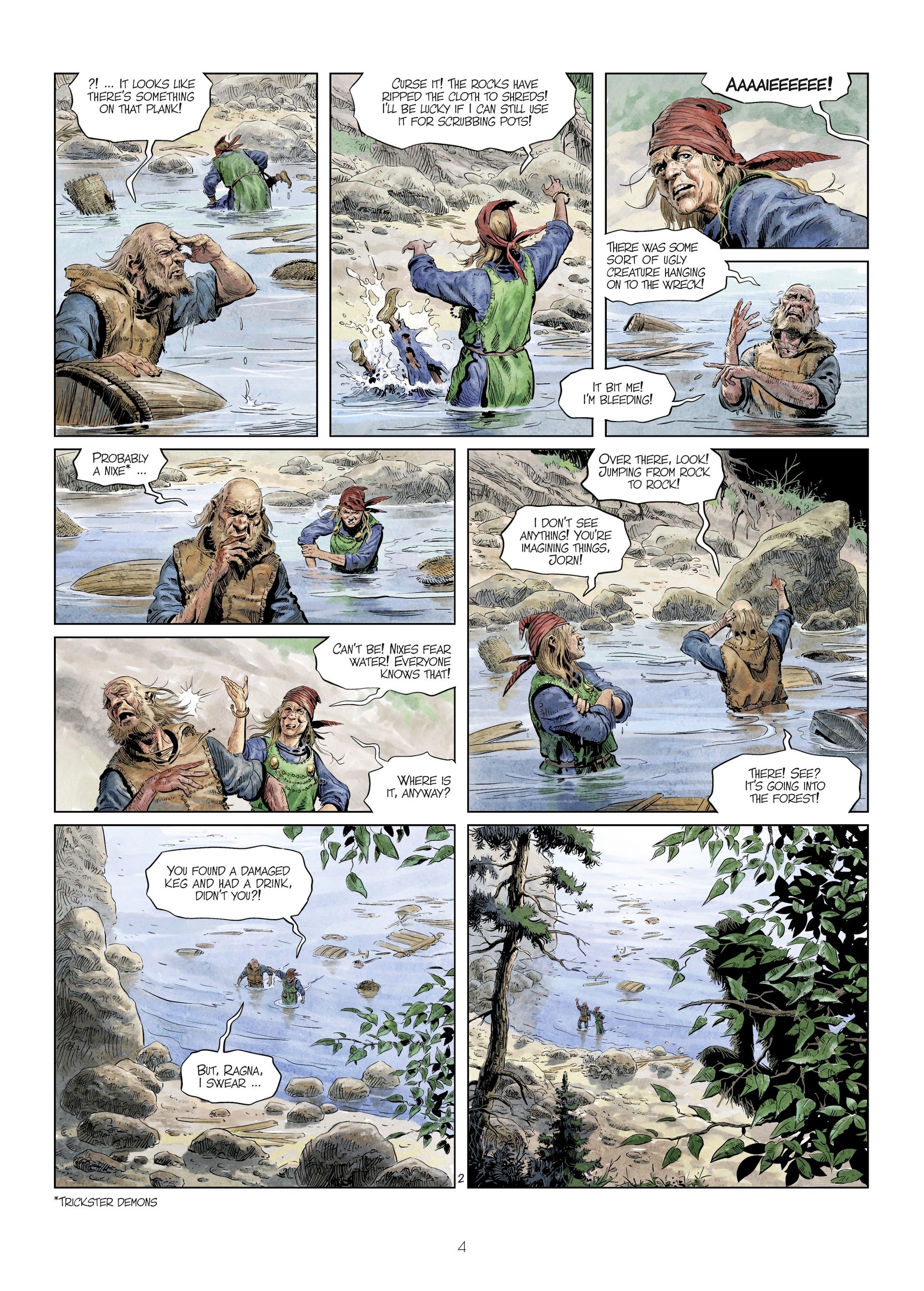 Read online The World of Thorgal: Wolfcub comic -  Issue #4 - 6