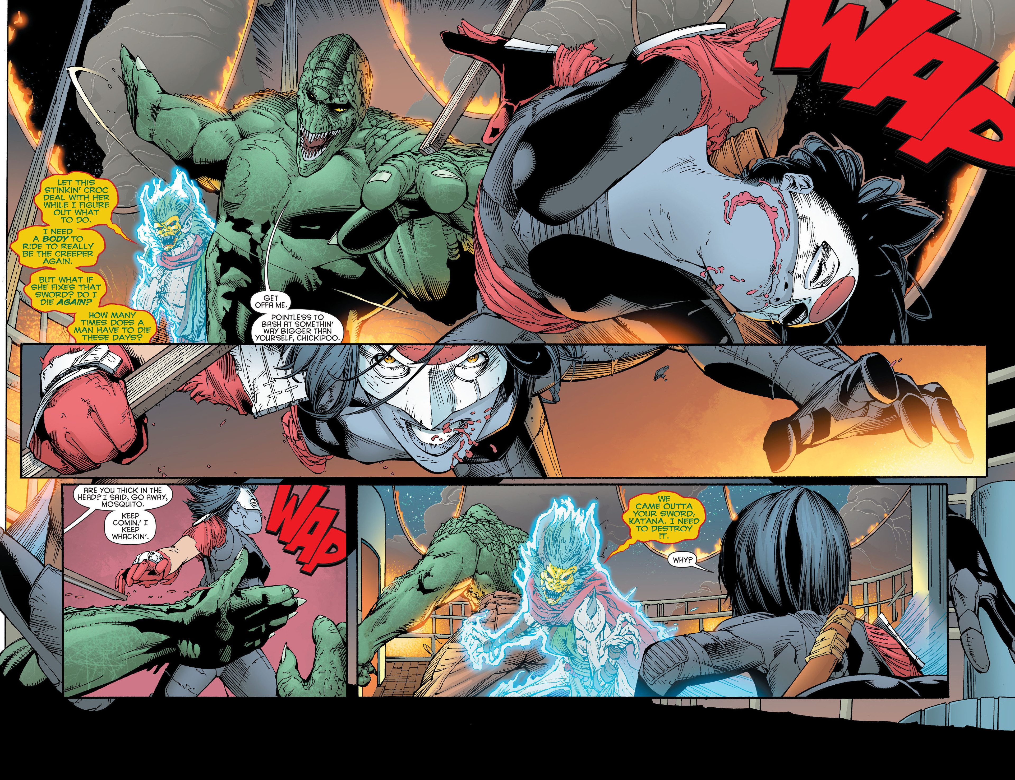 Read online Katana comic -  Issue #4 - 5