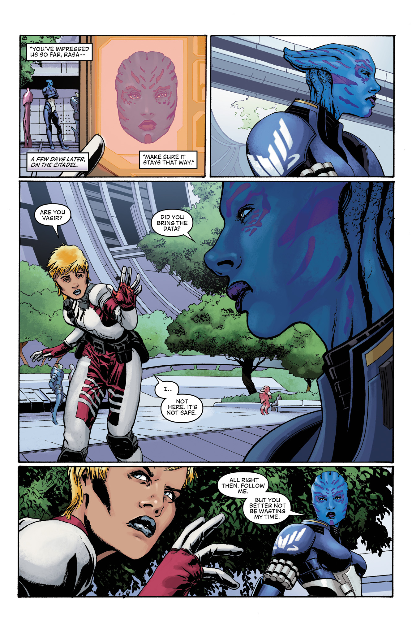 Read online Mass Effect: Foundation comic -  Issue #8 - 10