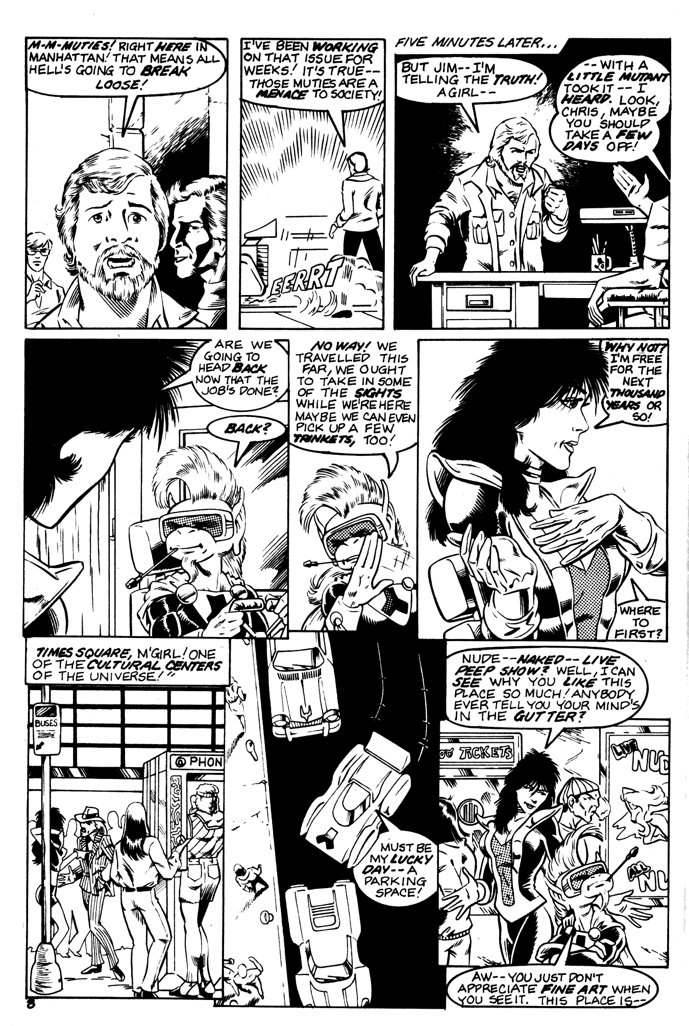 Read online Aristocratic Xtraterrestrial Time-Traveling Thieves comic -  Issue #1 - 10