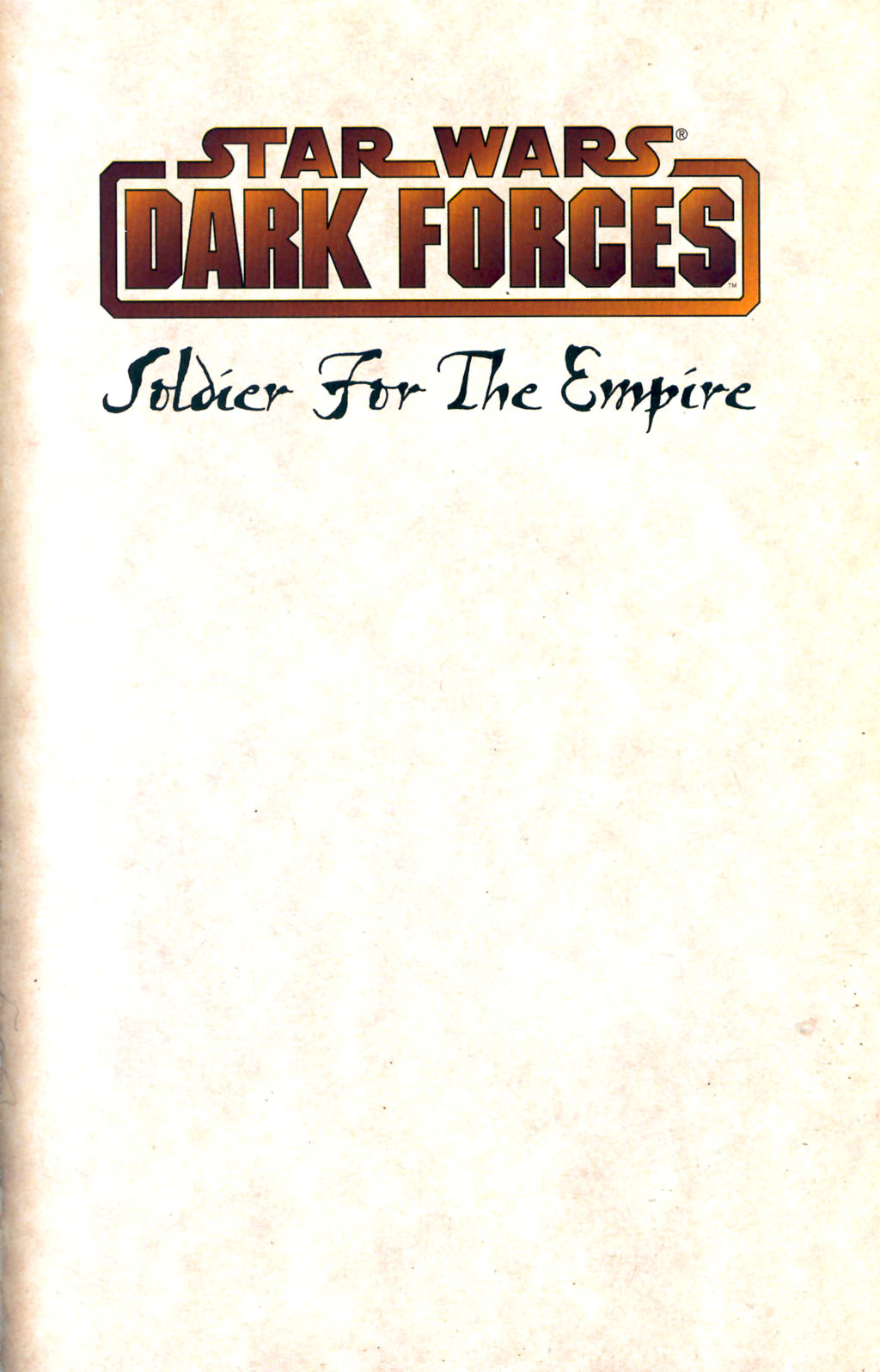 Read online Star Wars: Dark Forces comic -  Issue # TPB Soldier for the Empire - 2