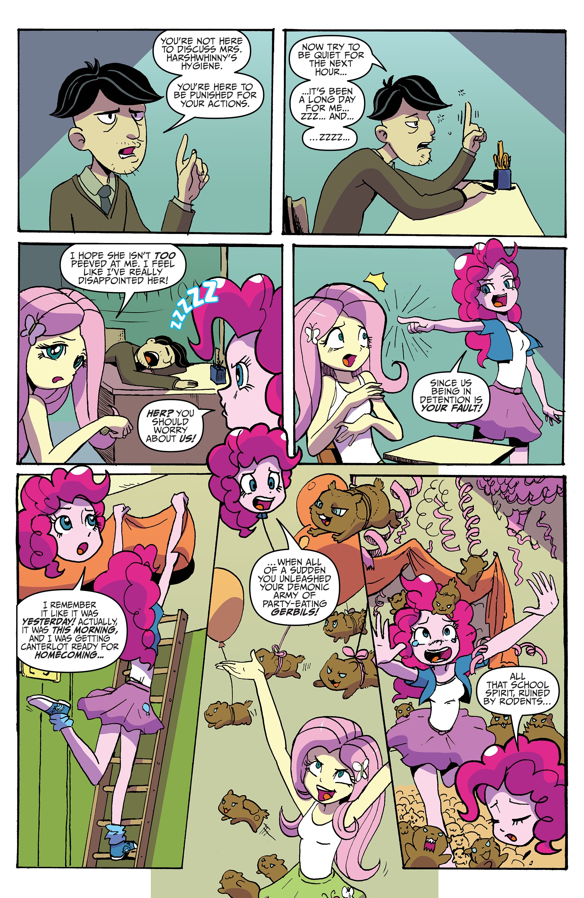 Read online My Little Pony Equestria Girls: Canterlot High: March Radness comic -  Issue # Full - 5