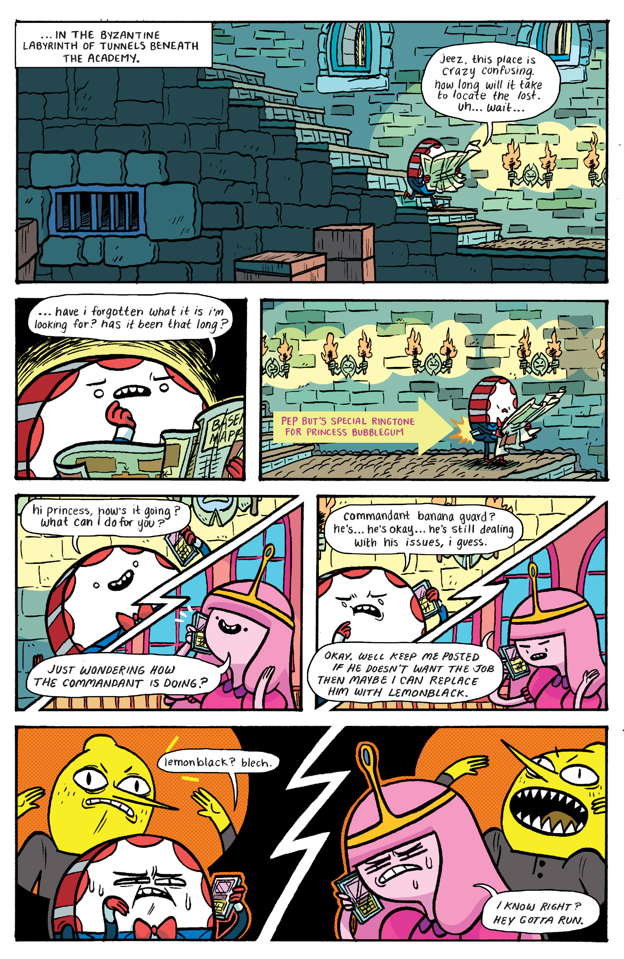 Read online Adventure Time: Banana Guard Academ comic -  Issue #4 - 8