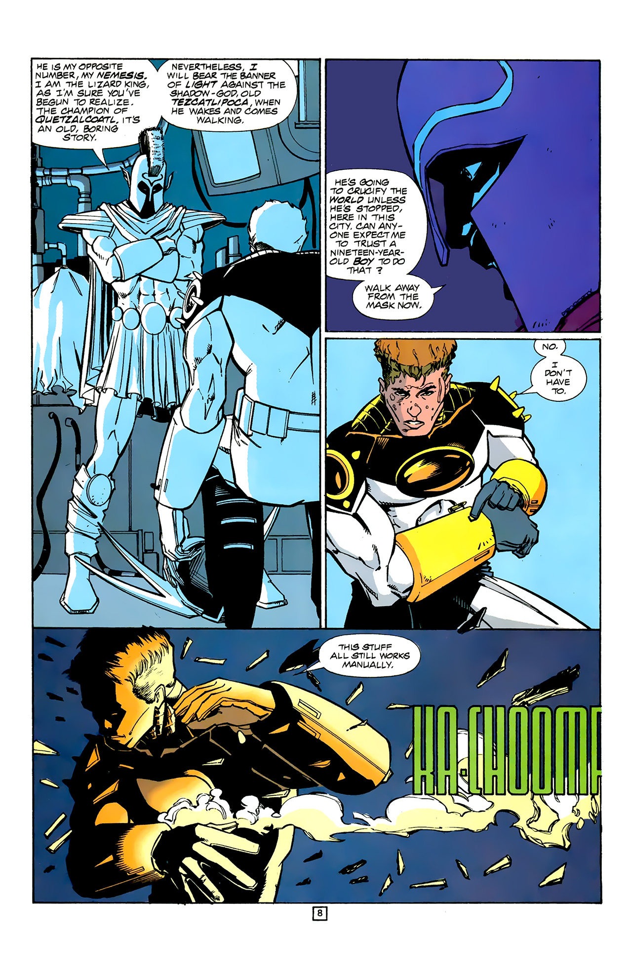 Read online Aztek: The Ultimate Man comic -  Issue #5 - 9