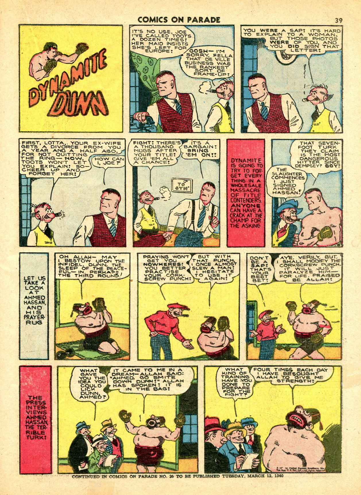 Read online Comics on Parade comic -  Issue #24 - 40