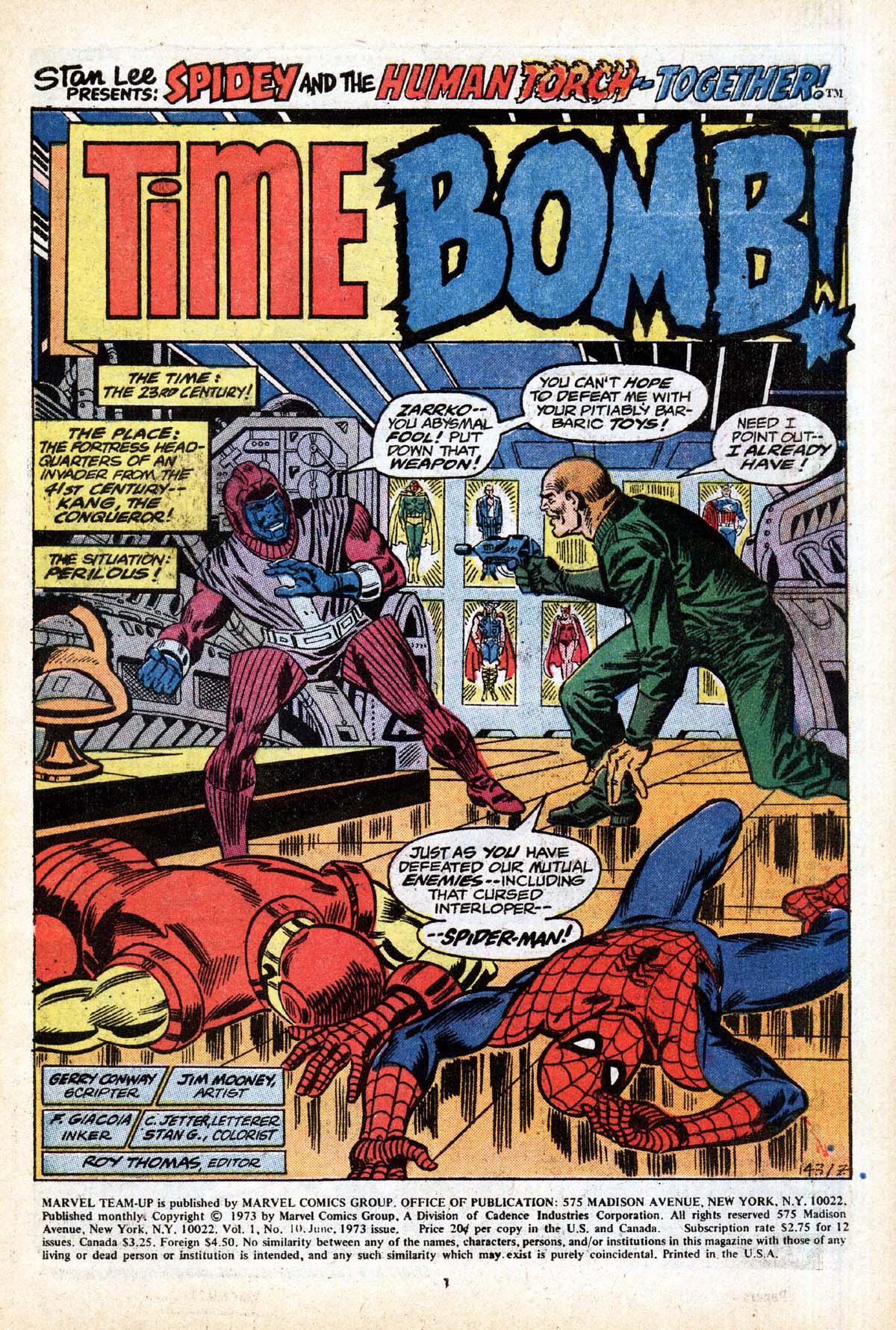 Read online Marvel Team-Up (1972) comic -  Issue #10 - 2