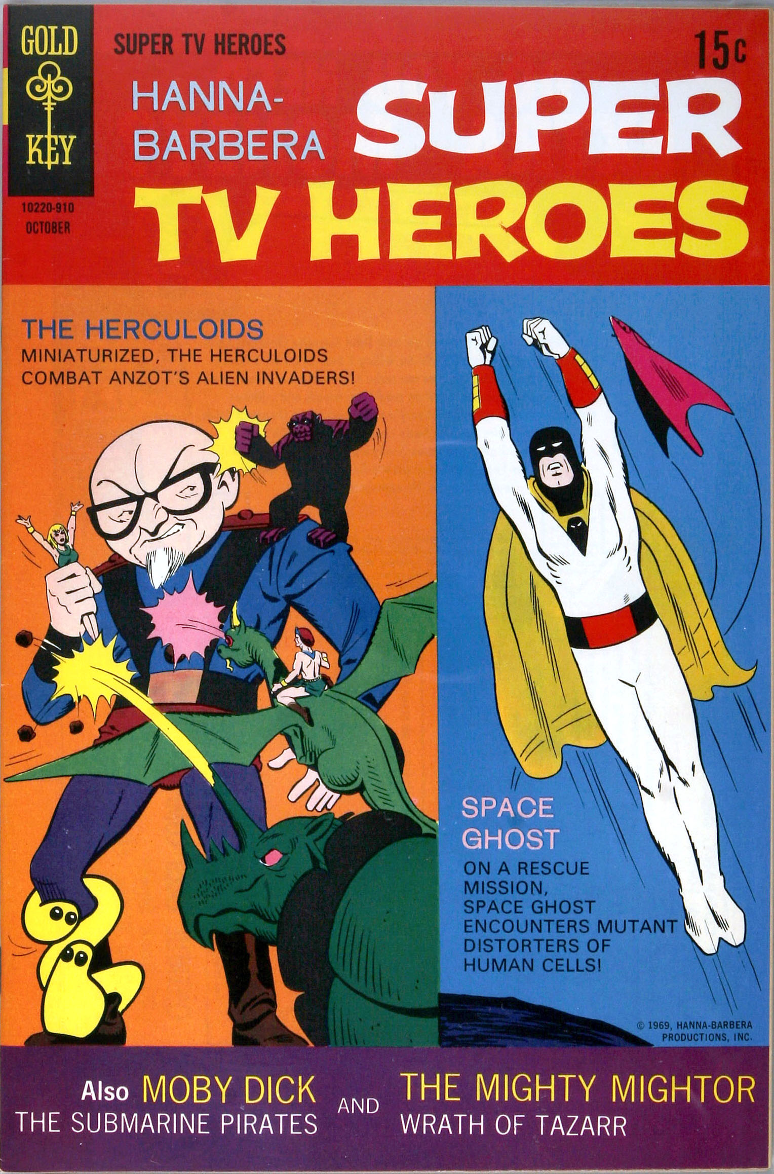 Read online Hanna-Barbera Super TV Heroes comic -  Issue #7 - 1