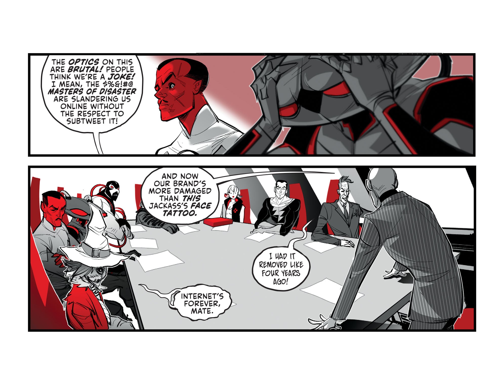 Read online Harley Quinn Black   White   Red comic -  Issue #13 - 9