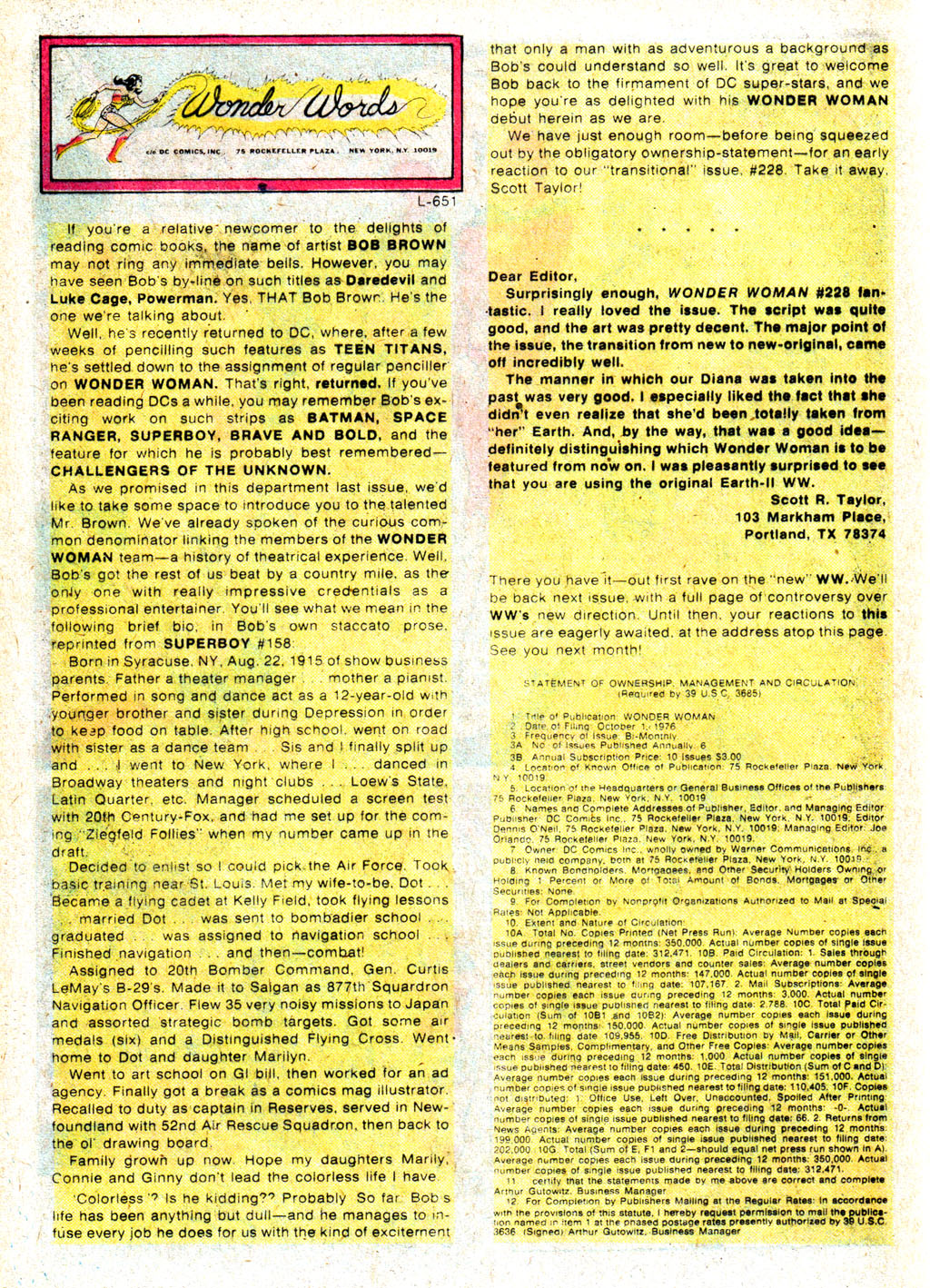 Read online Wonder Woman (1942) comic -  Issue #231 - 30