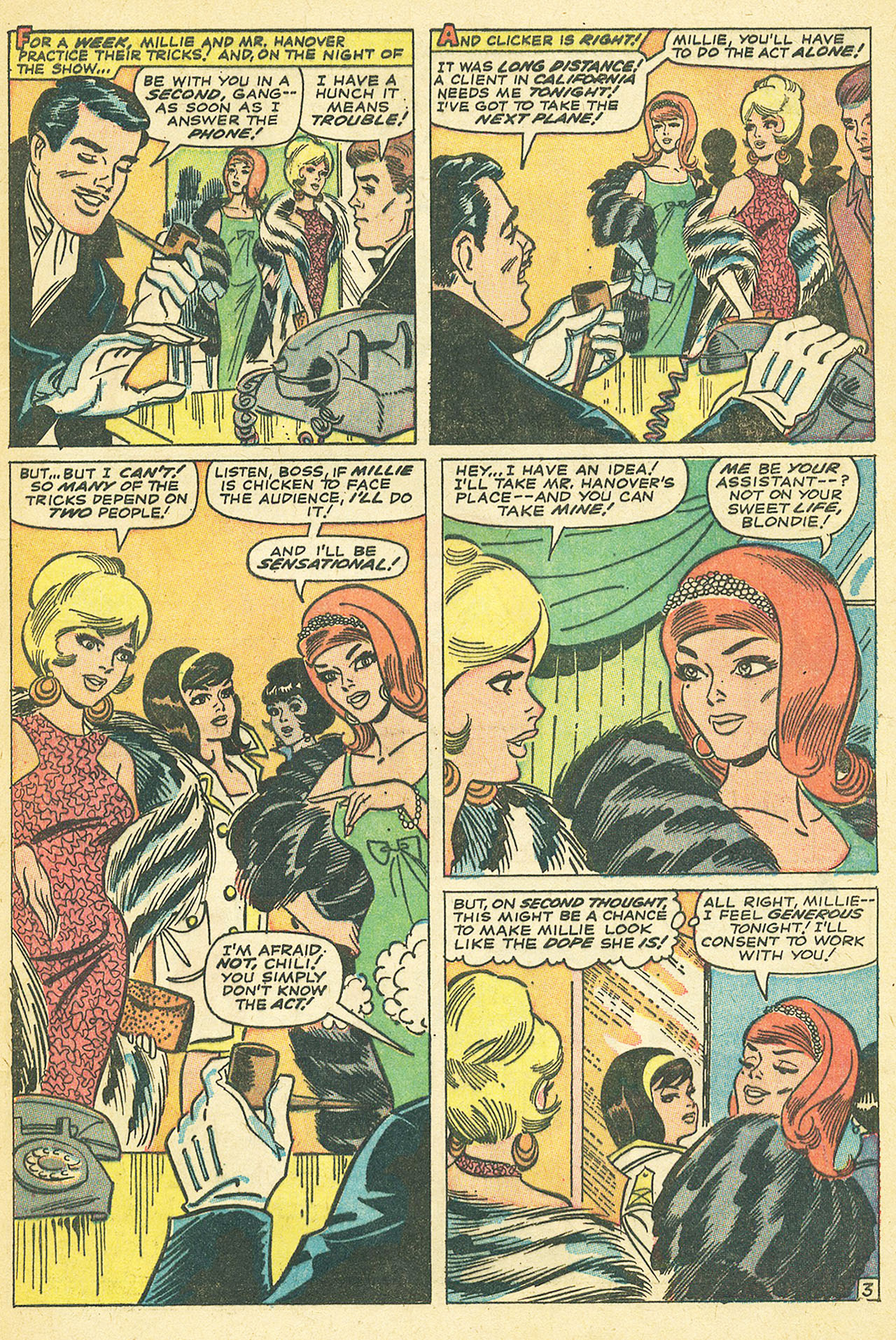 Read online Millie the Model comic -  Issue #147 - 5