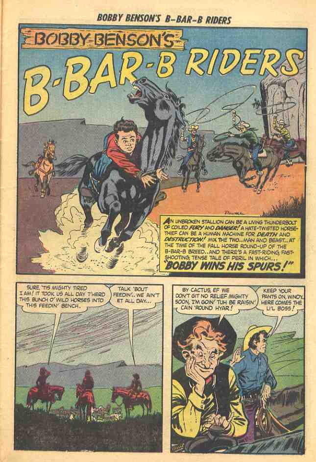 Read online Bobby Benson's B-Bar-B Riders comic -  Issue #5 - 27