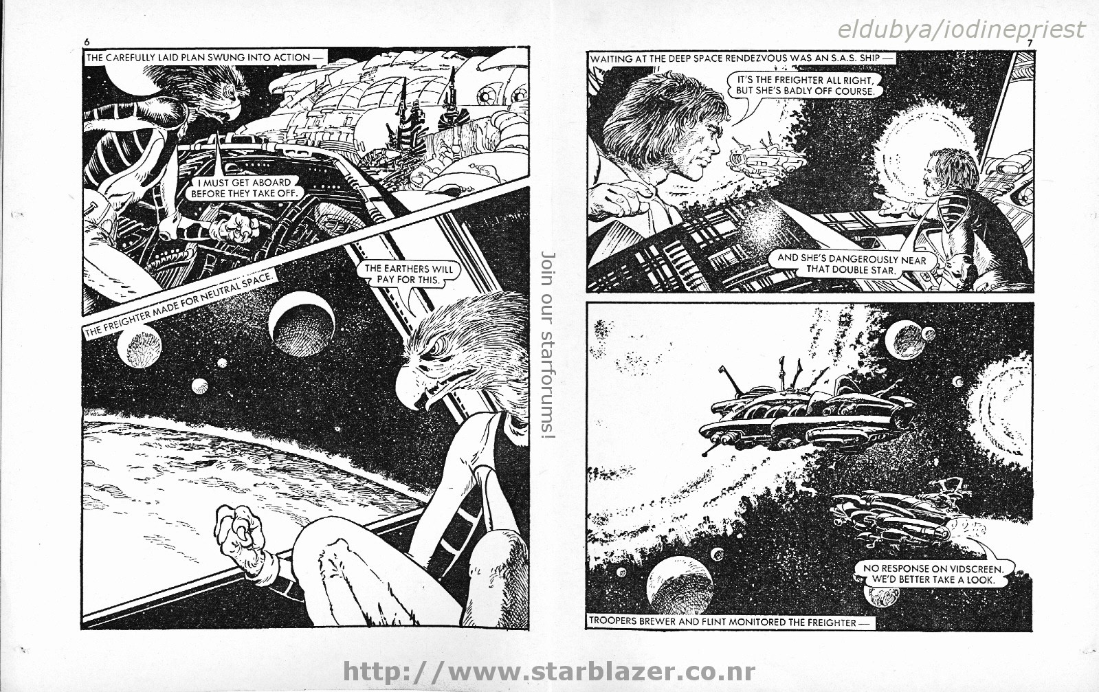 Read online Starblazer comic -  Issue #148 - 5