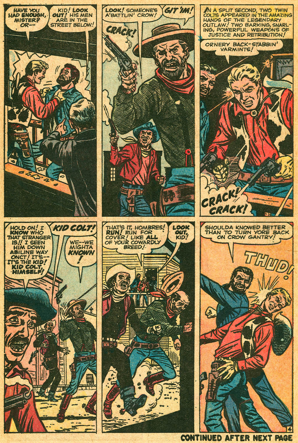 Read online Kid Colt Outlaw comic -  Issue #132 - 60