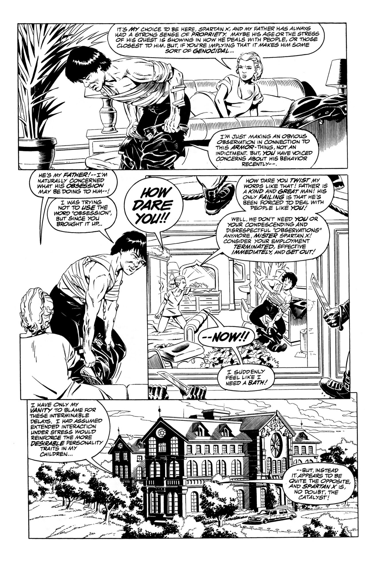 Read online Jackie Chan's Spartan X: Hell Bent Hero For Hire comic -  Issue #4 - 19