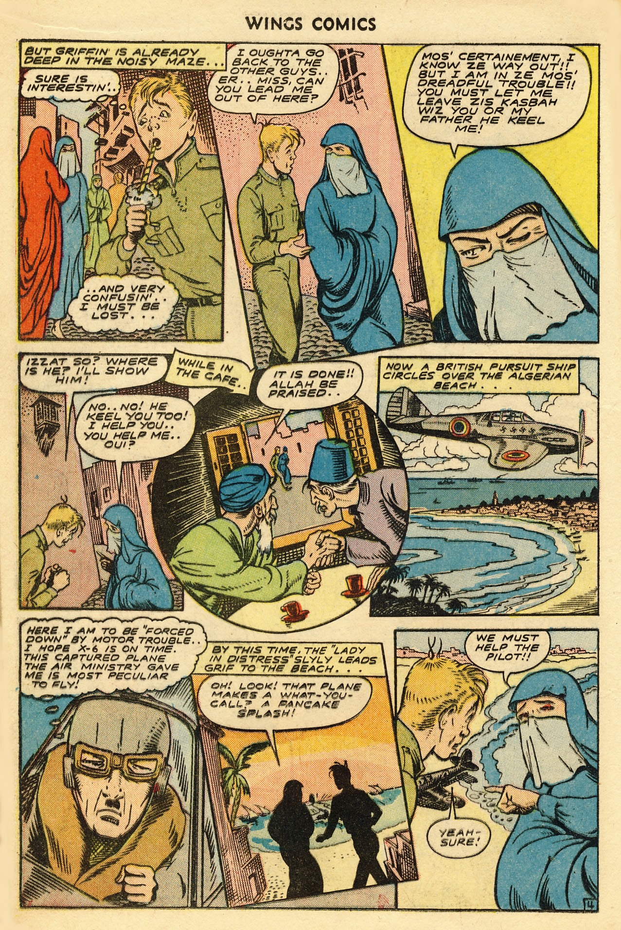 Read online Wings Comics comic -  Issue #46 - 16