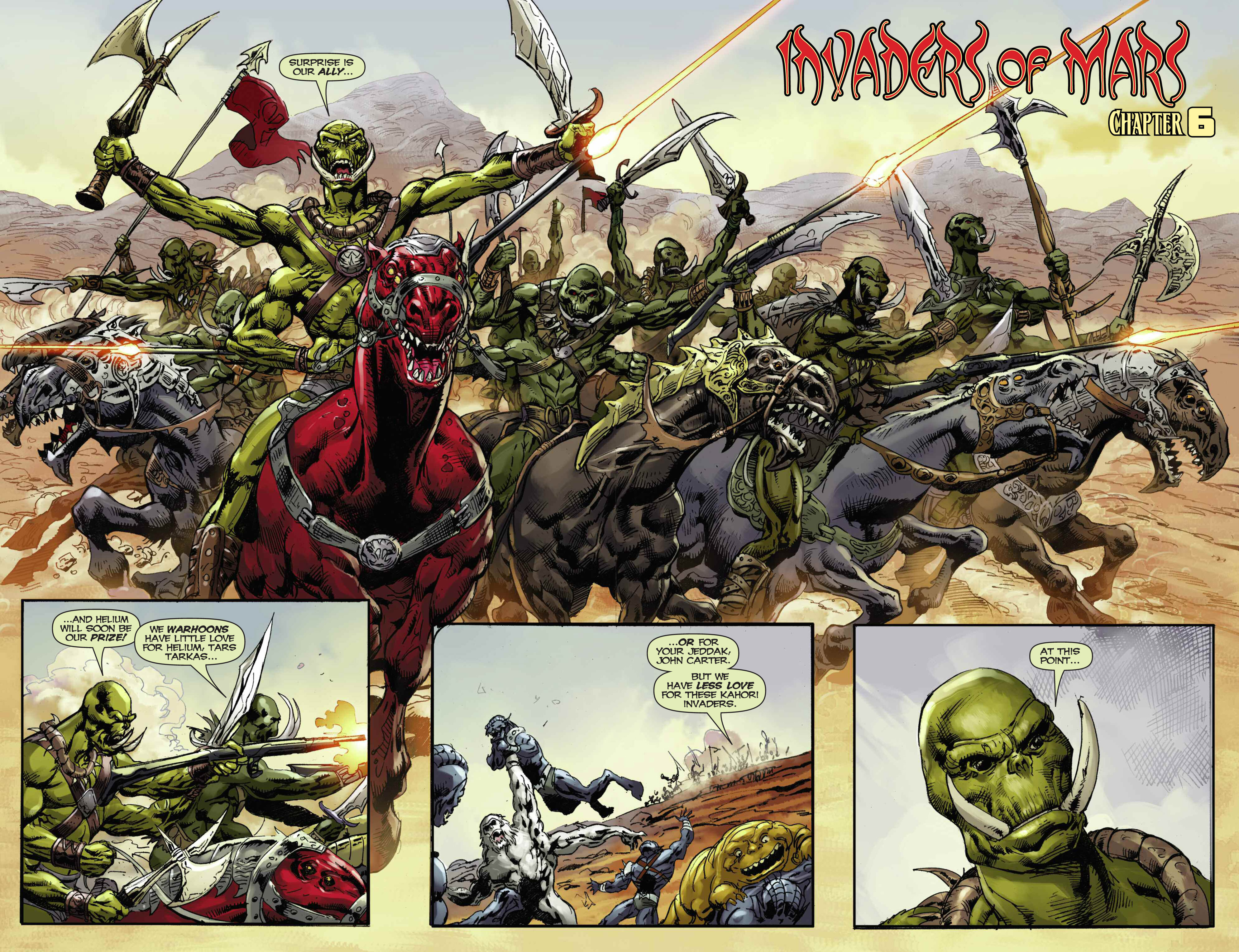 Read online John Carter, Warlord of Mars (2014) comic -  Issue #6 - 8