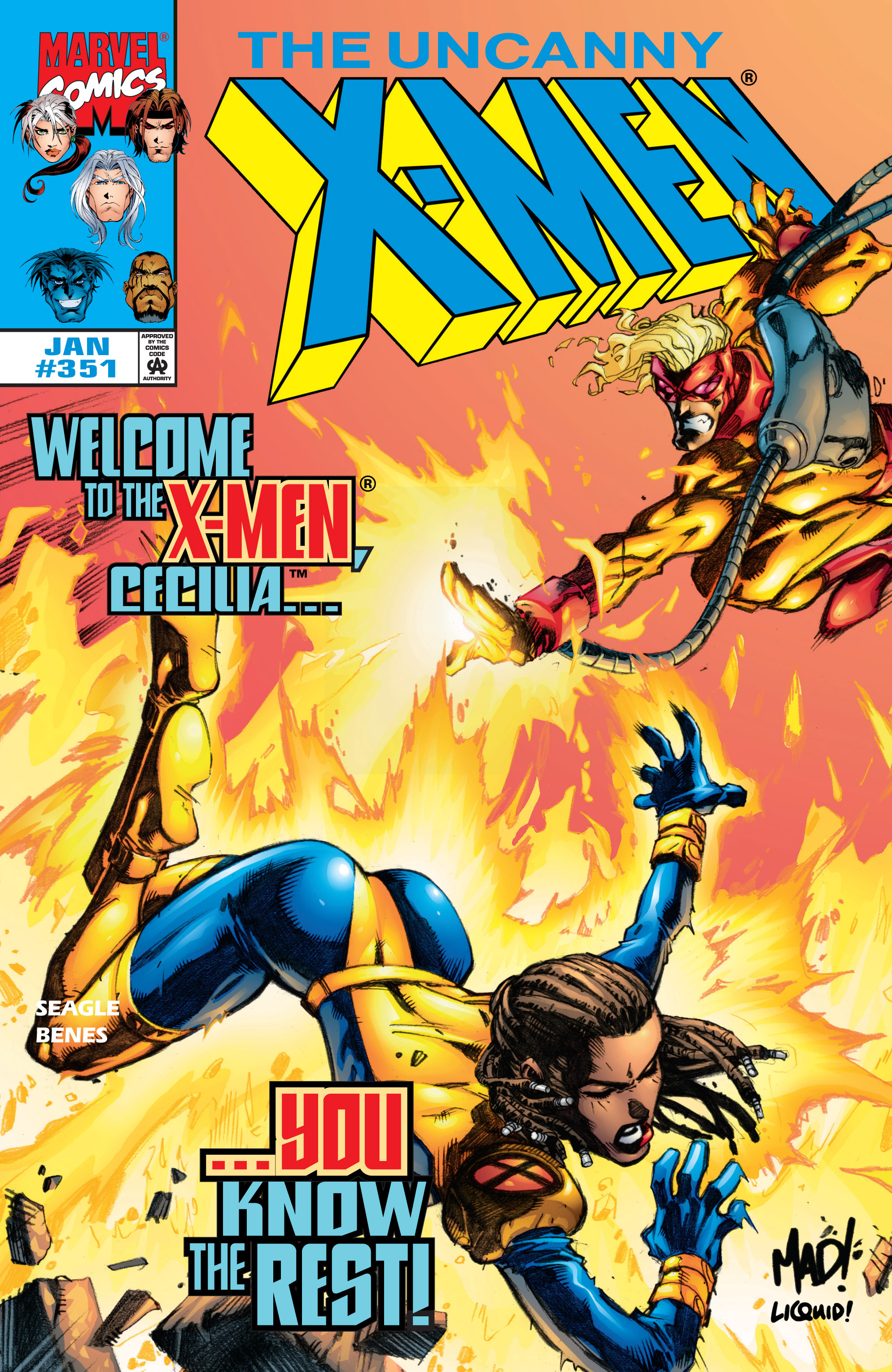 Read online Uncanny X-Men (1963) comic -  Issue #351 - 1