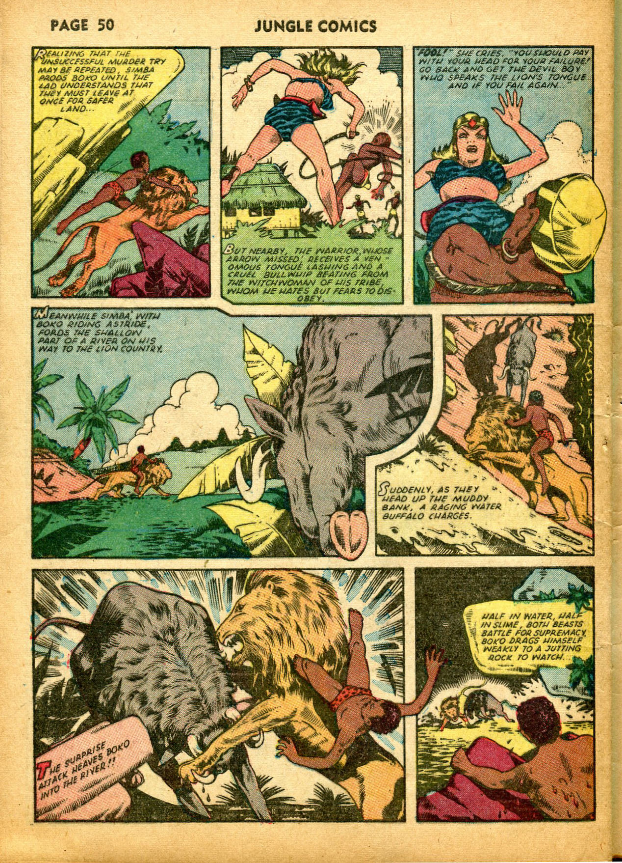 Read online Jungle Comics comic -  Issue #32 - 53