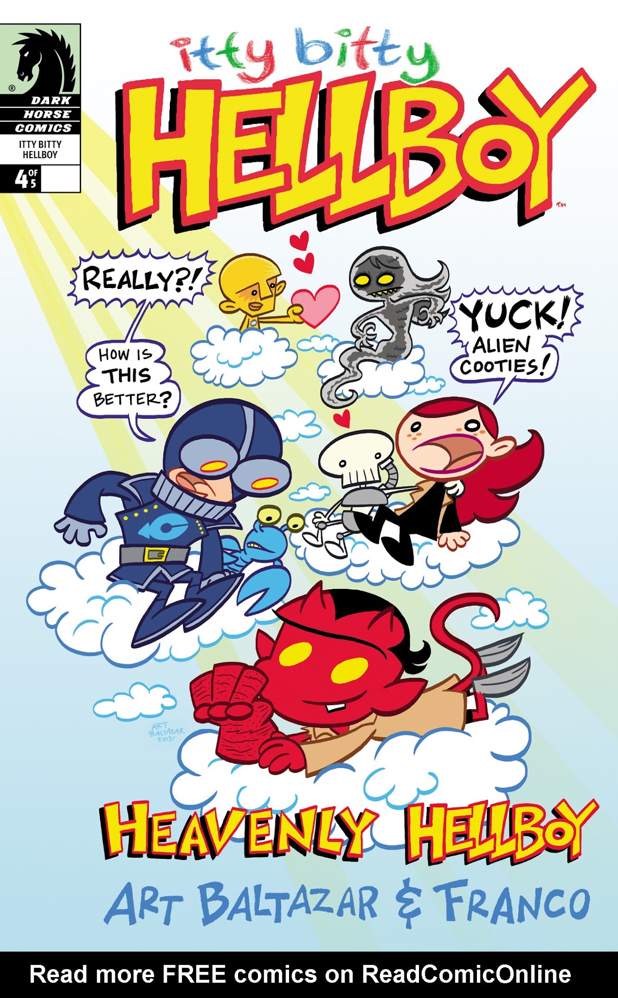Read online Itty Bitty Hellboy comic -  Issue #4 - 1