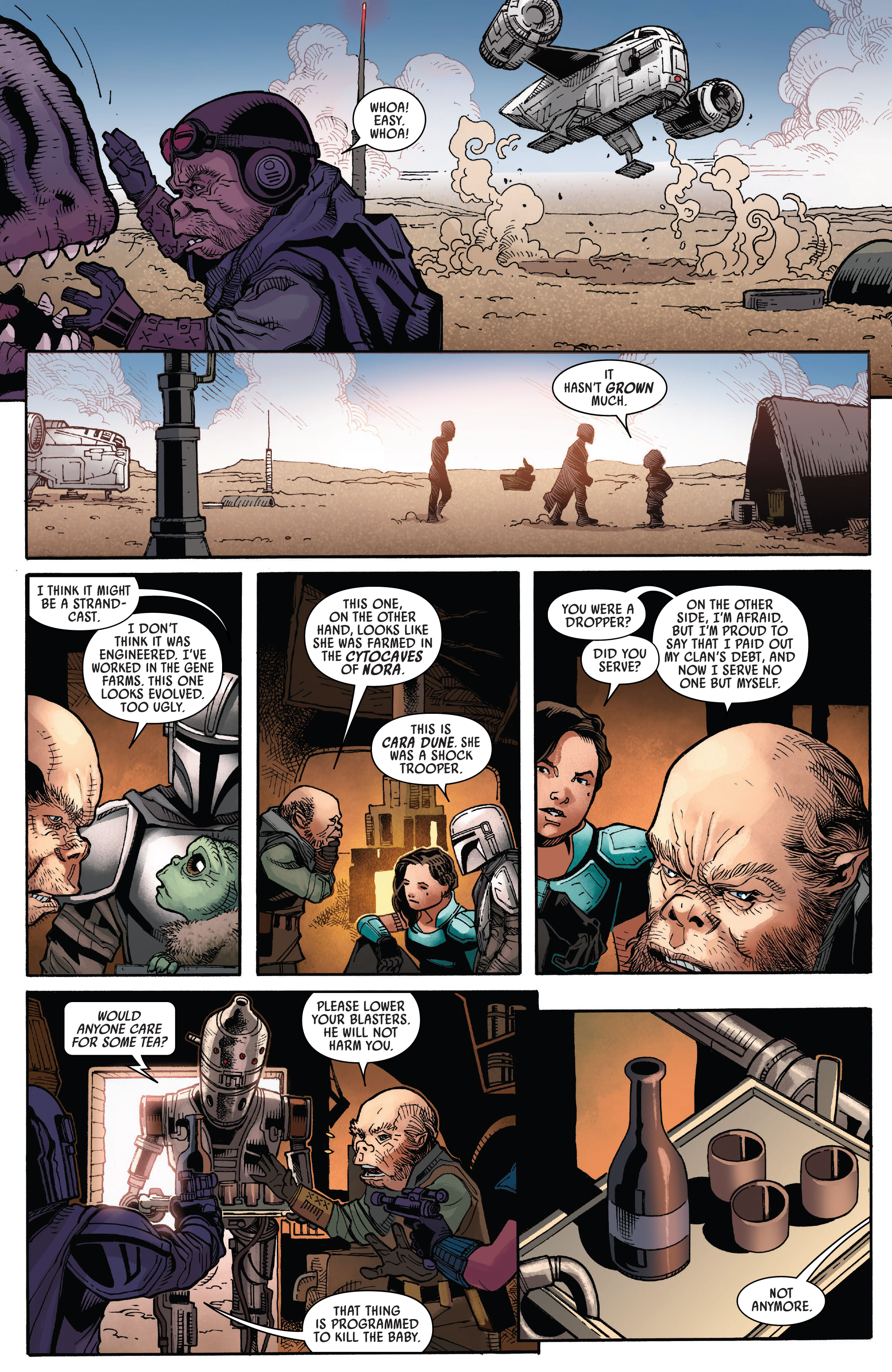 Read online Star Wars: The Mandalorian comic -  Issue #7 - 9