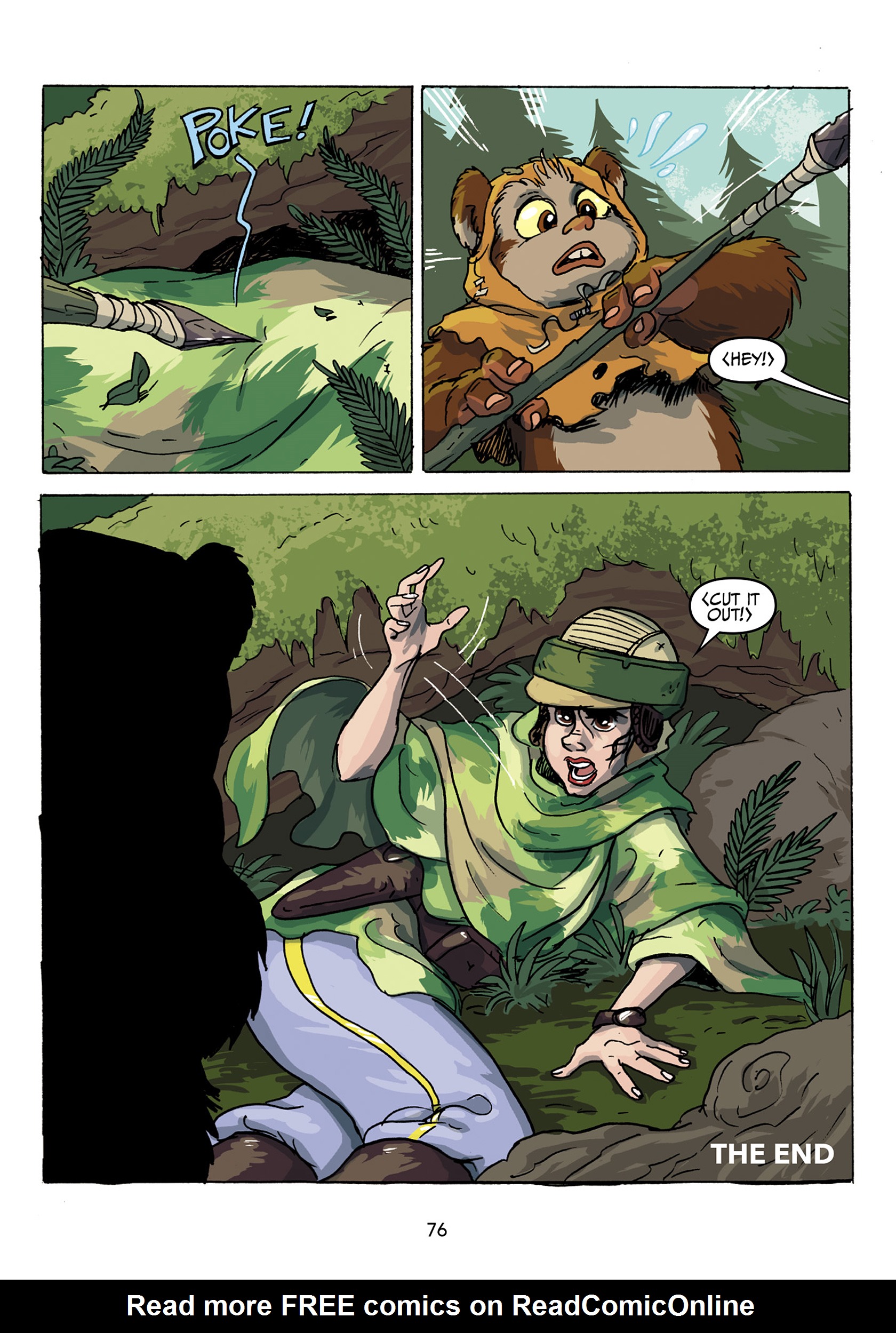 Read online Star Wars: Ewoks - Shadows of Endor comic -  Issue # TPB - 77