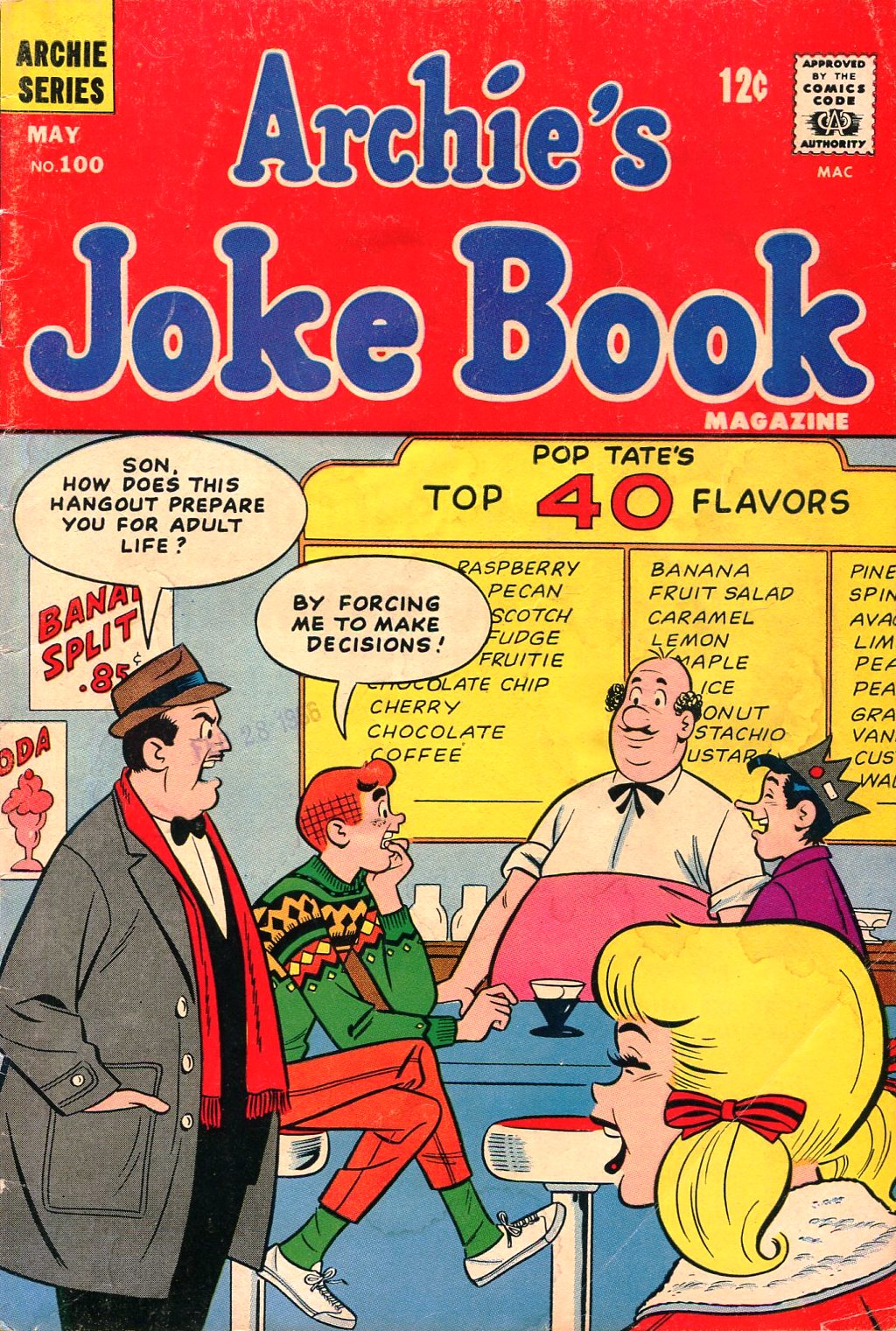 Read online Archie's Joke Book Magazine comic -  Issue #100 - 1