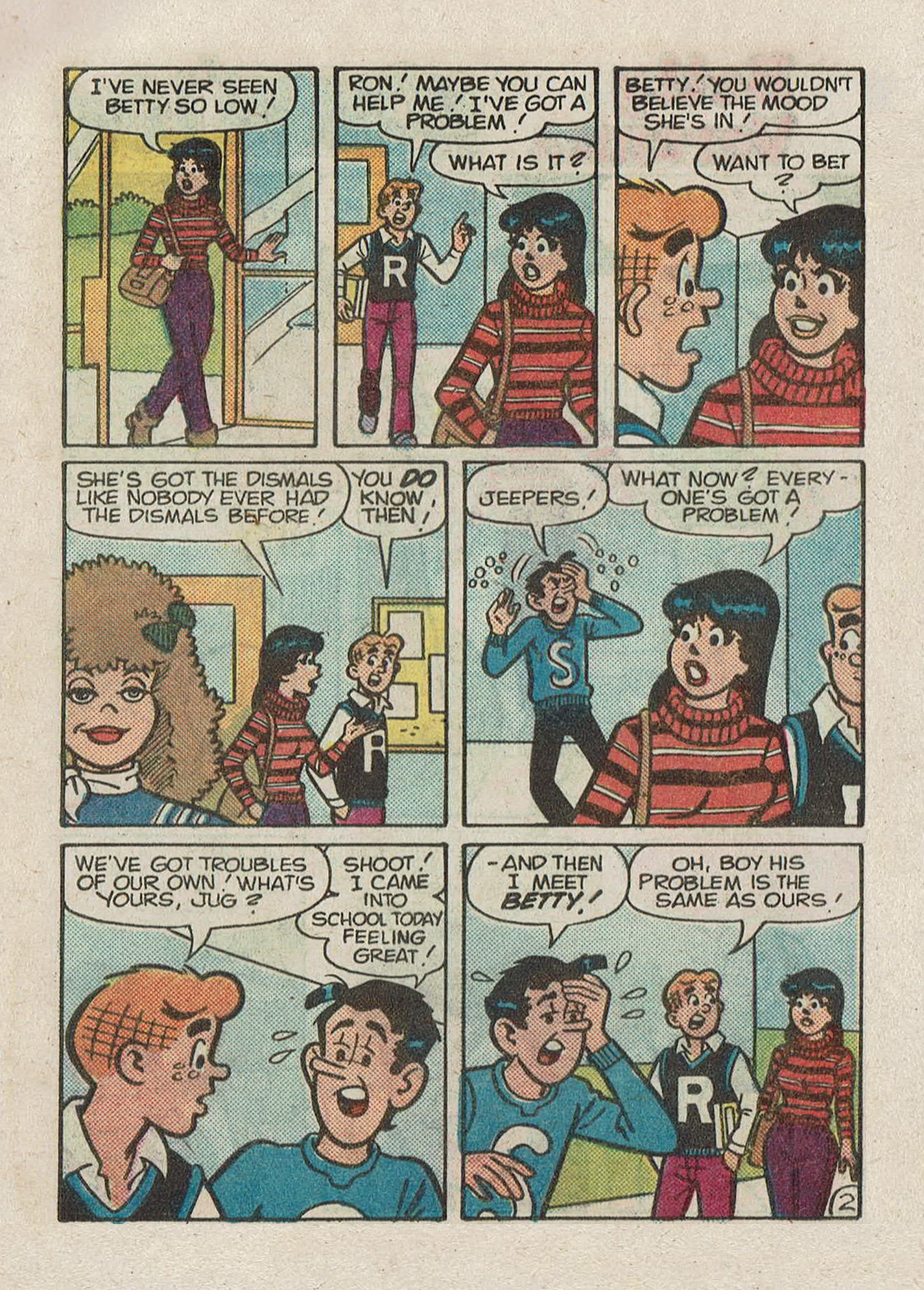 Read online Jughead Jones Comics Digest comic -  Issue #54 - 60