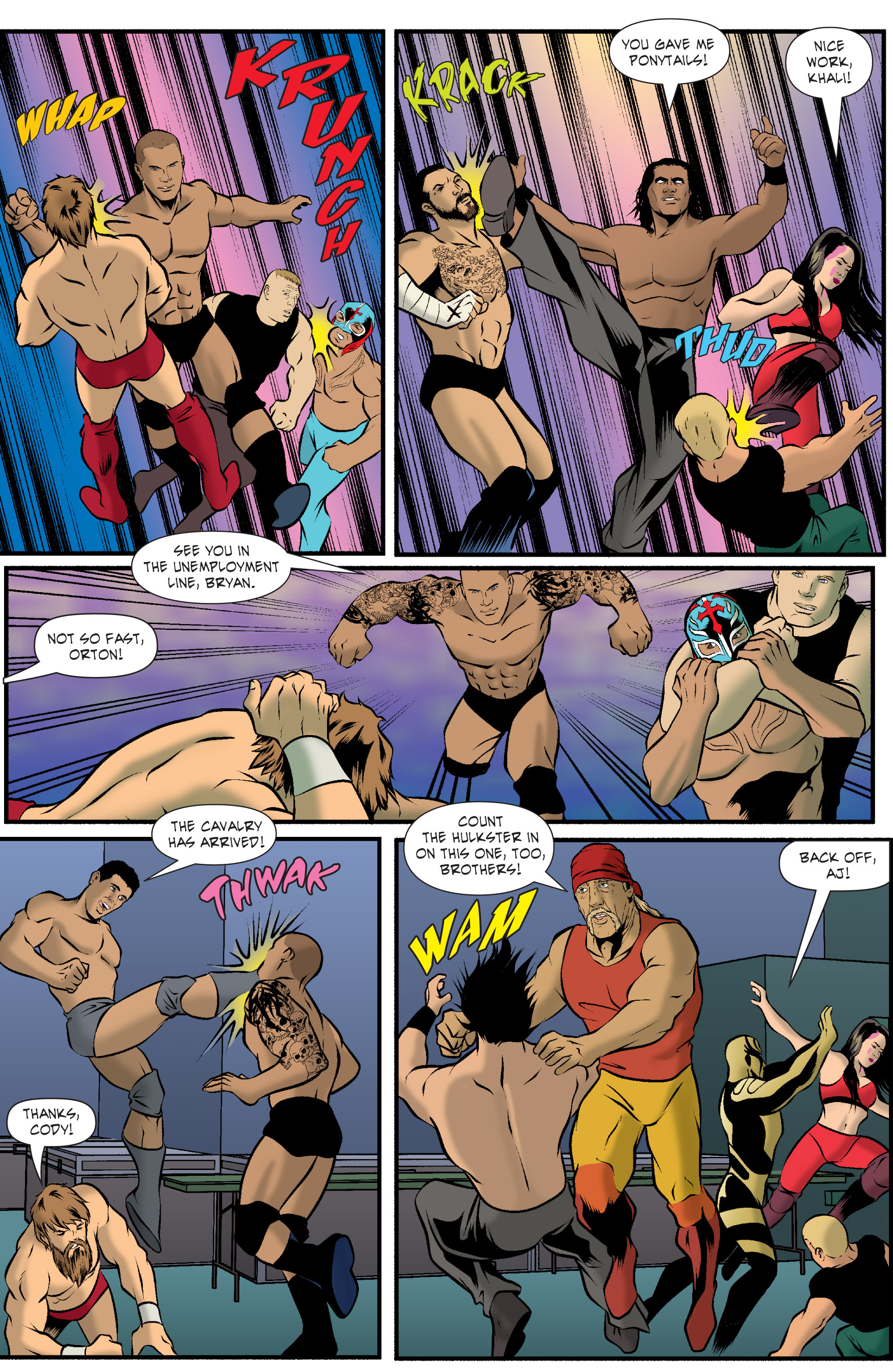 Read online WWE Superstars comic -  Issue #8 - 18