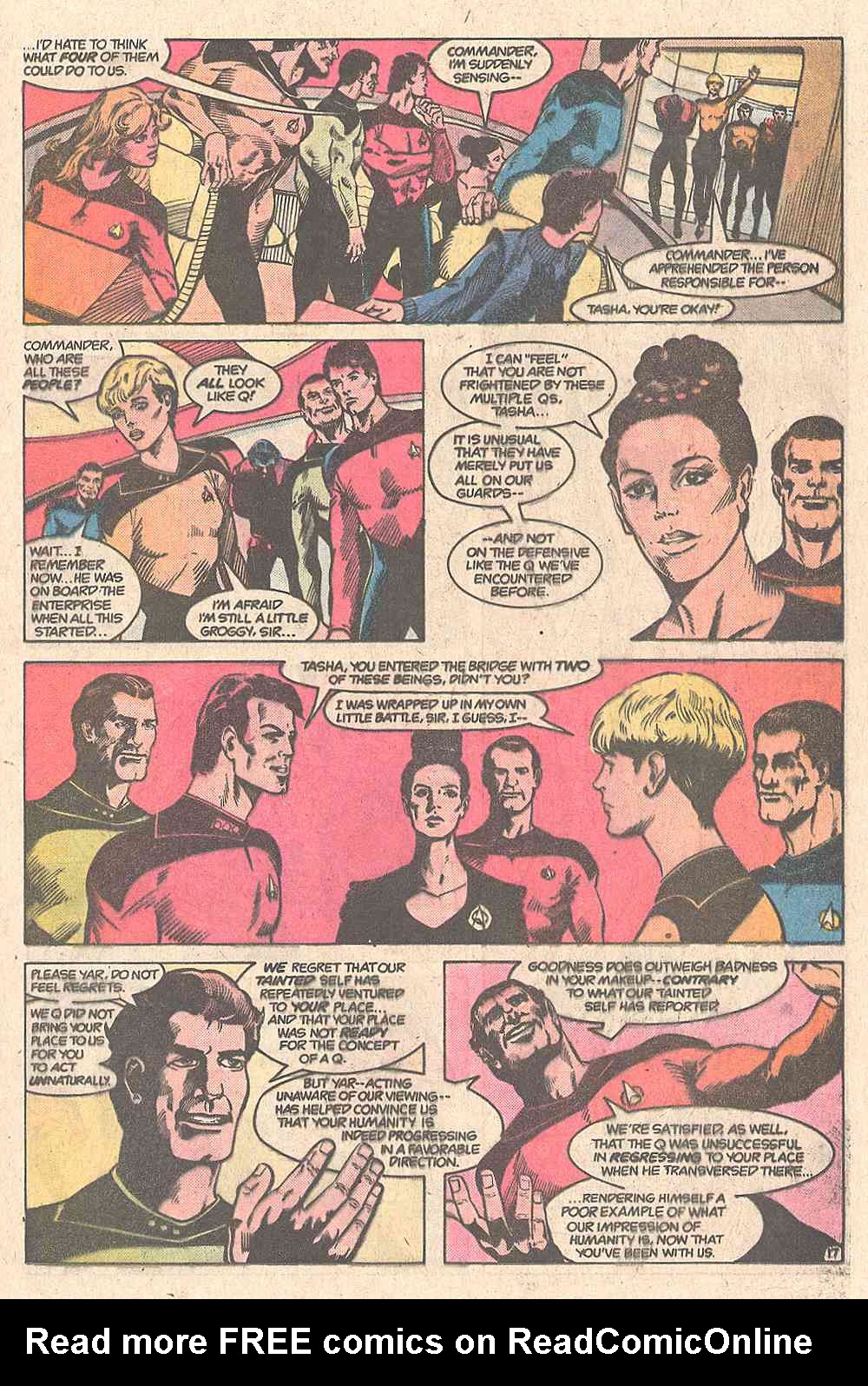 Read online Star Trek: The Next Generation (1988) comic -  Issue #4 - 18