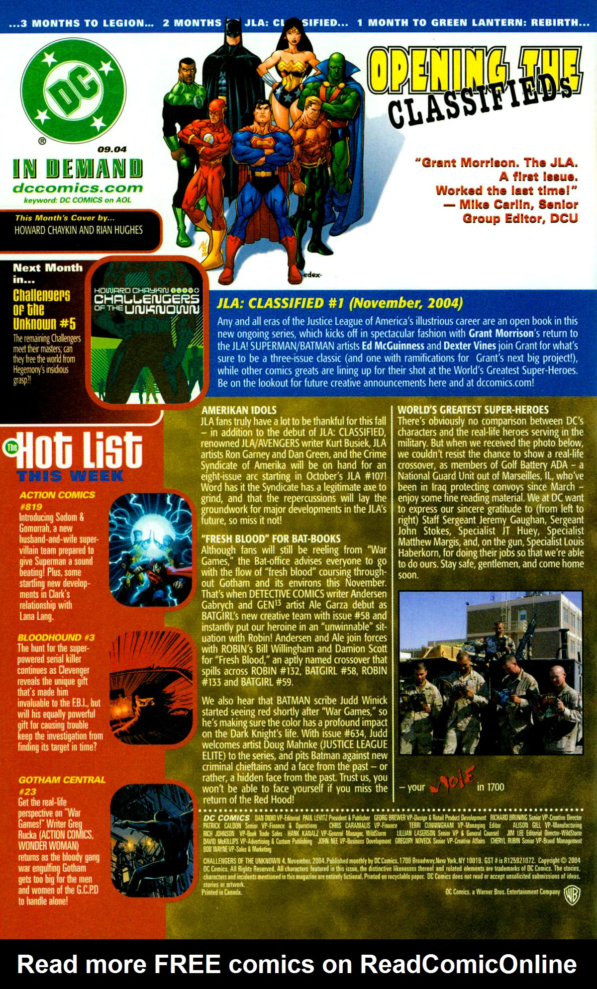 Read online Challengers of the Unknown (2004) comic -  Issue #4 - 23